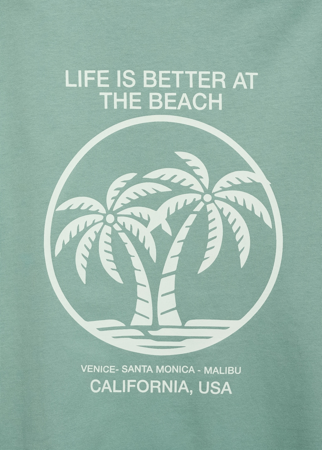 Message cotton T-shirt