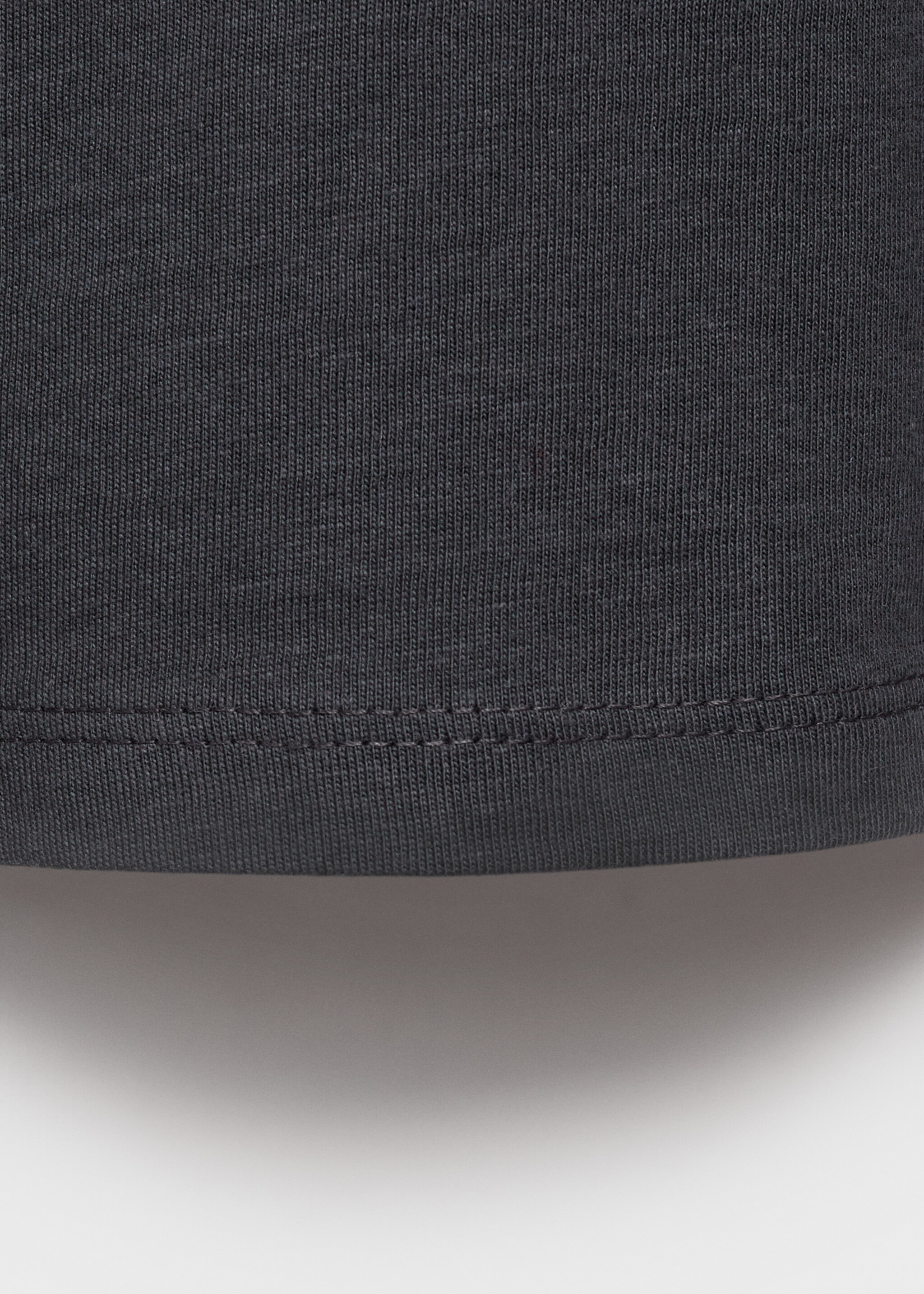 Cotton t-shirt with printed message - Details of the article 0