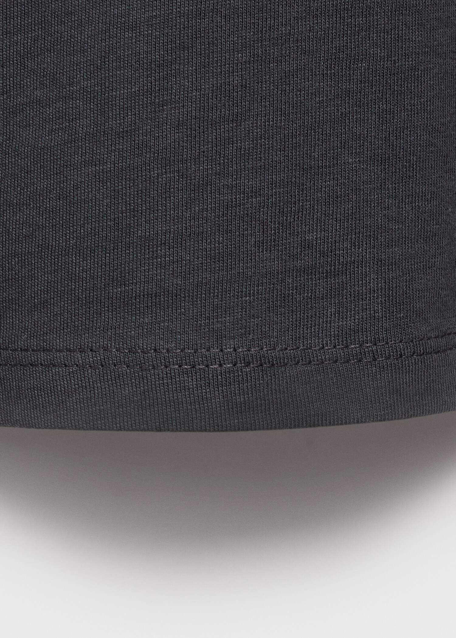 Cotton t-shirt with printed message - Details of the article 0