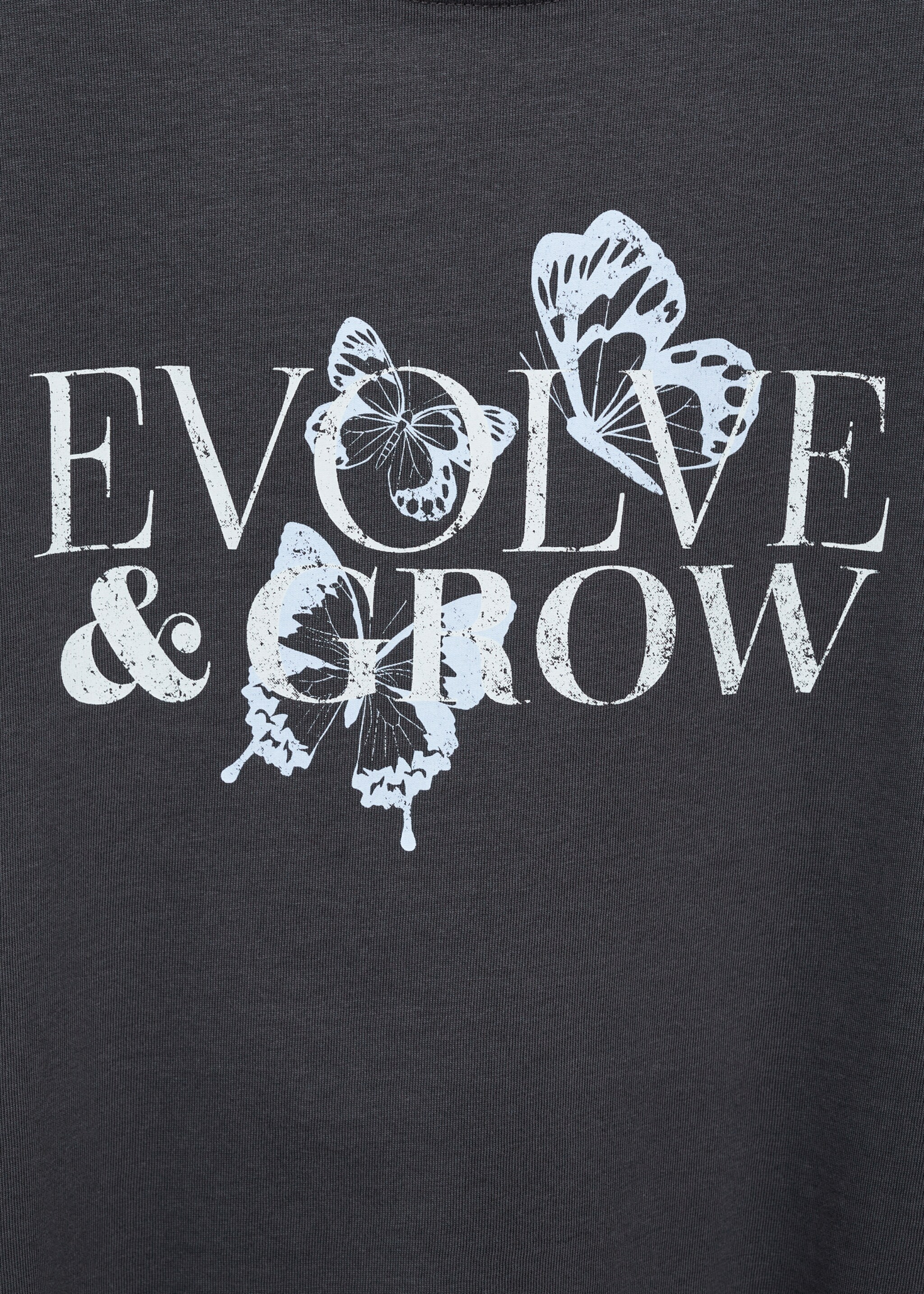 Cotton t-shirt with printed message - Details of the article 8