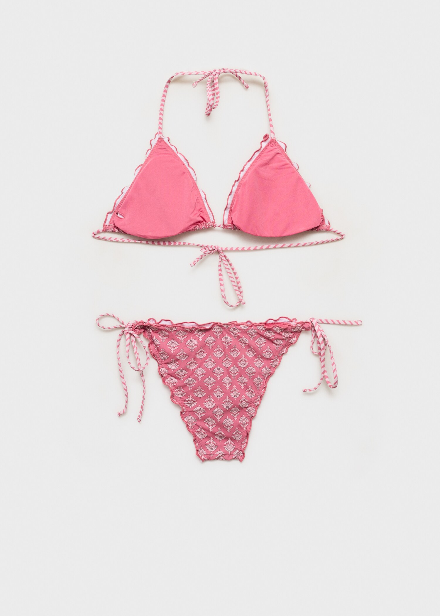 Bikini with printed trim - Details of the article 8