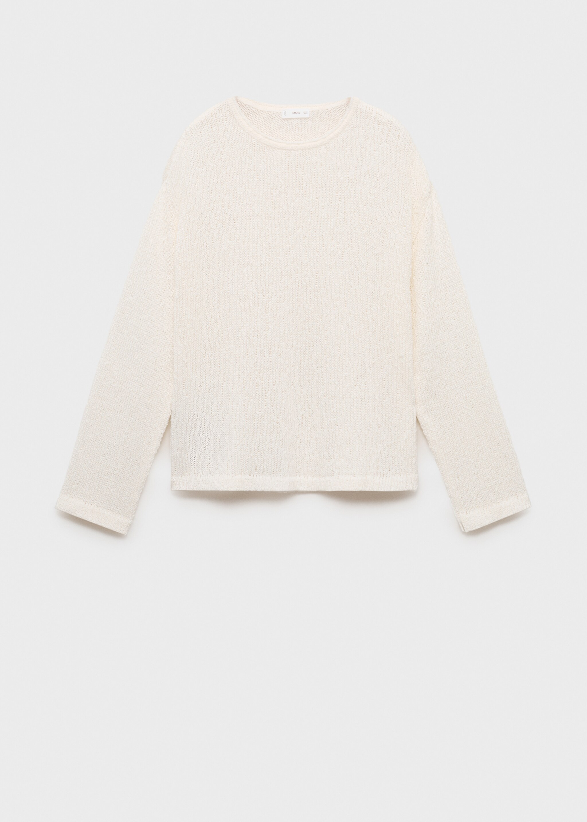 Textured knit sweater - Article without model