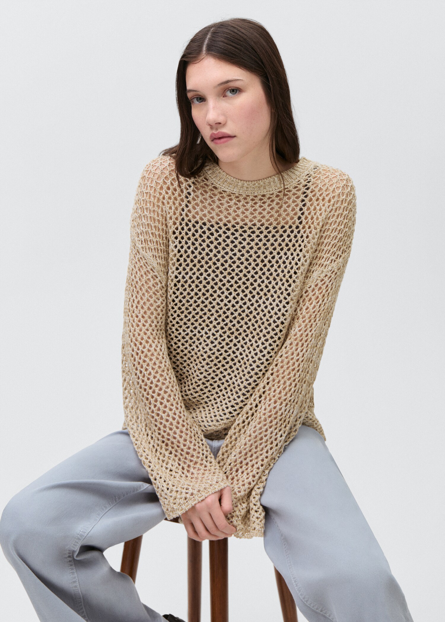 Openwork knit sweater - Details of the article 2