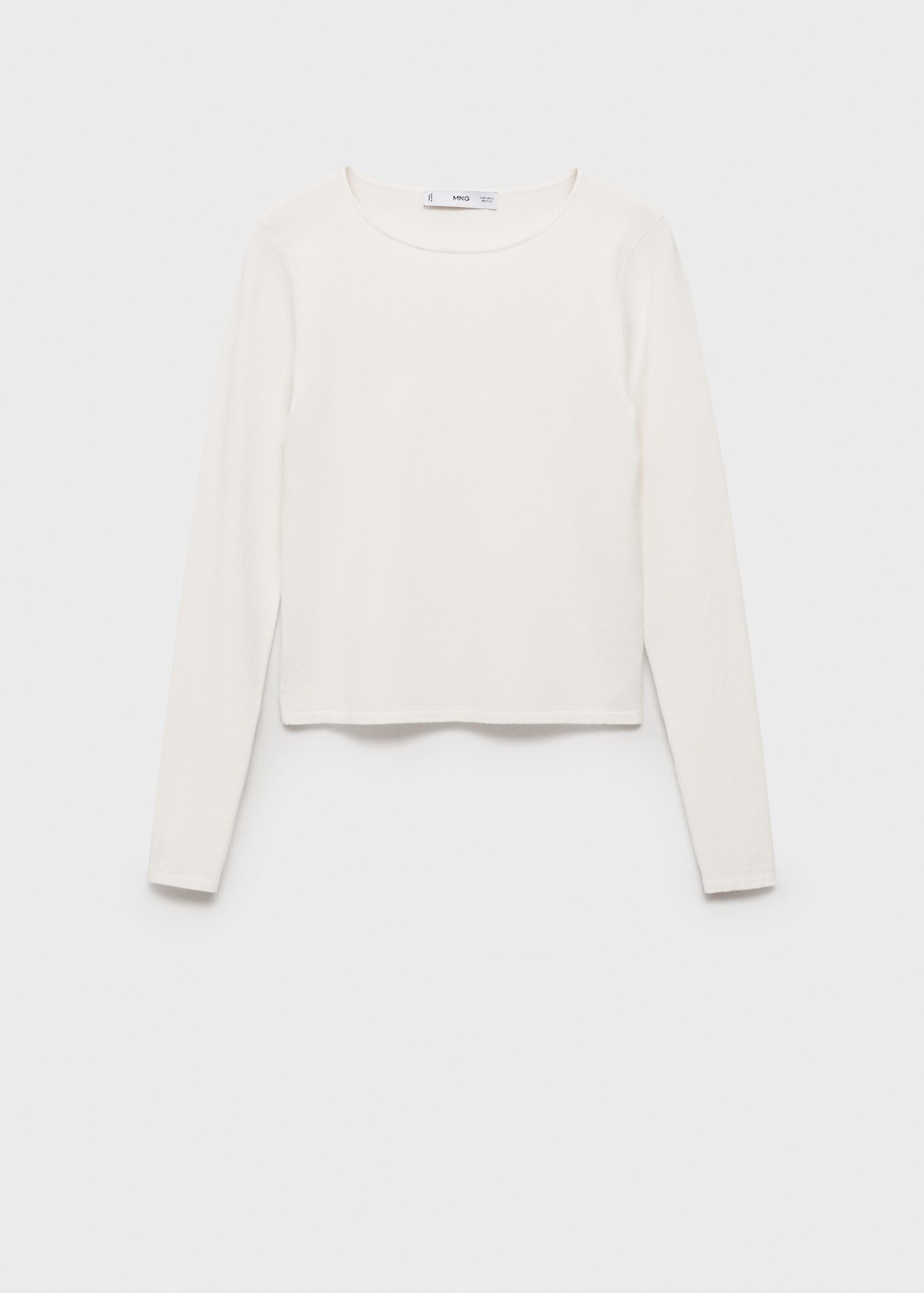 Maglione aderente a maglia fine - Articolo senza modello