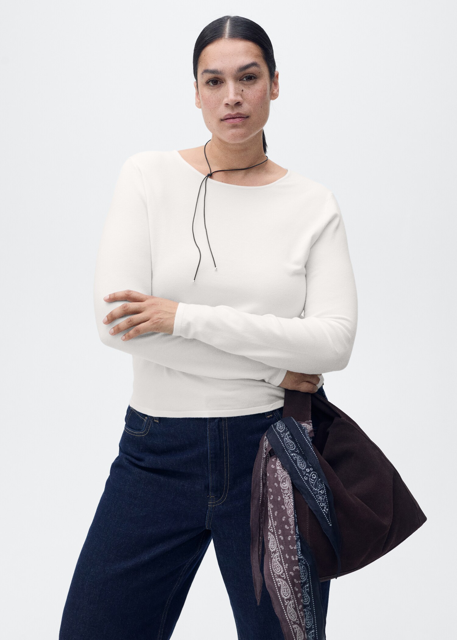 Maglione aderente a maglia fine - Dettaglio dell'articolo 5