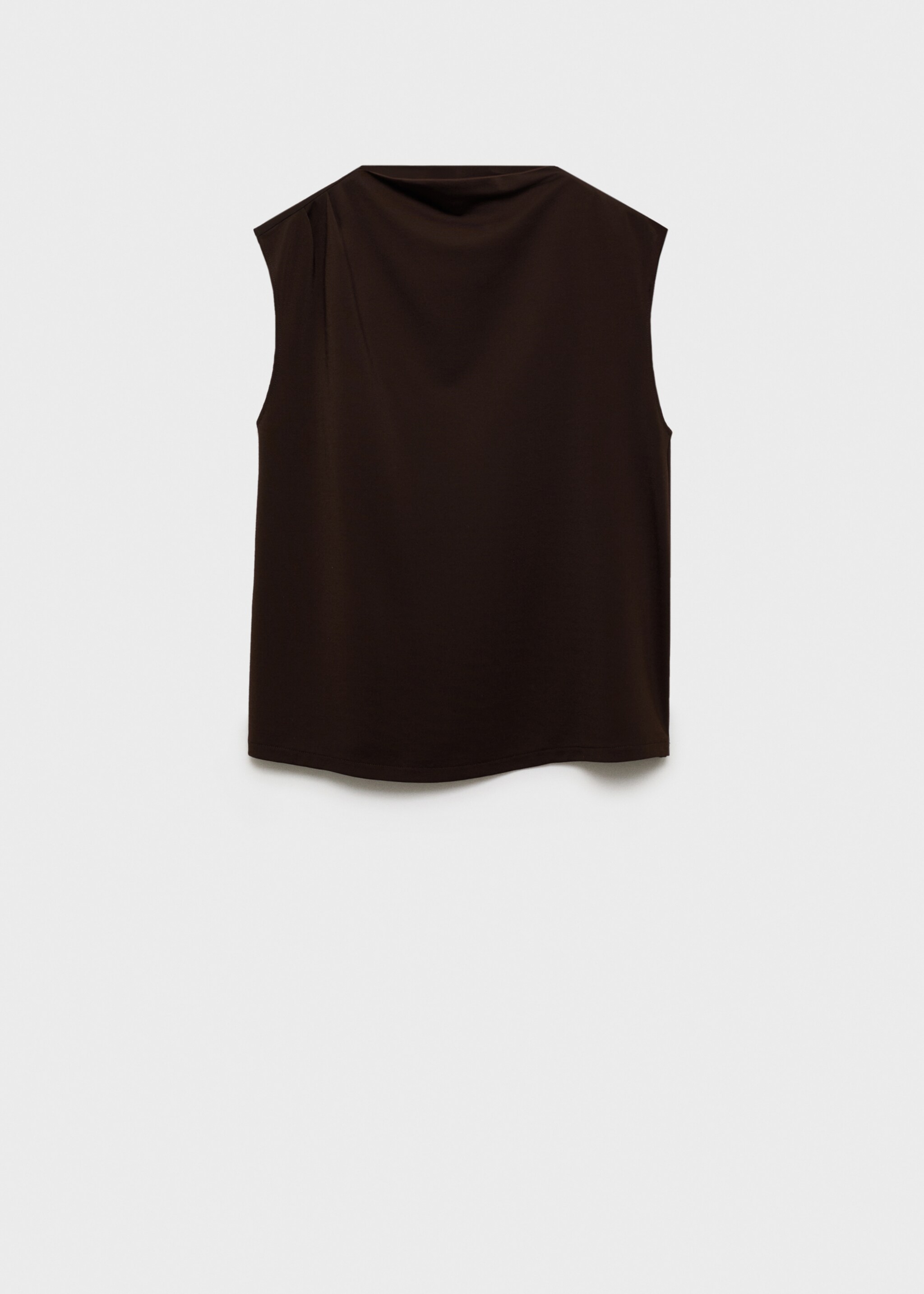 Camiseta cuello drapeado sin mangas - Artículo sin modelo