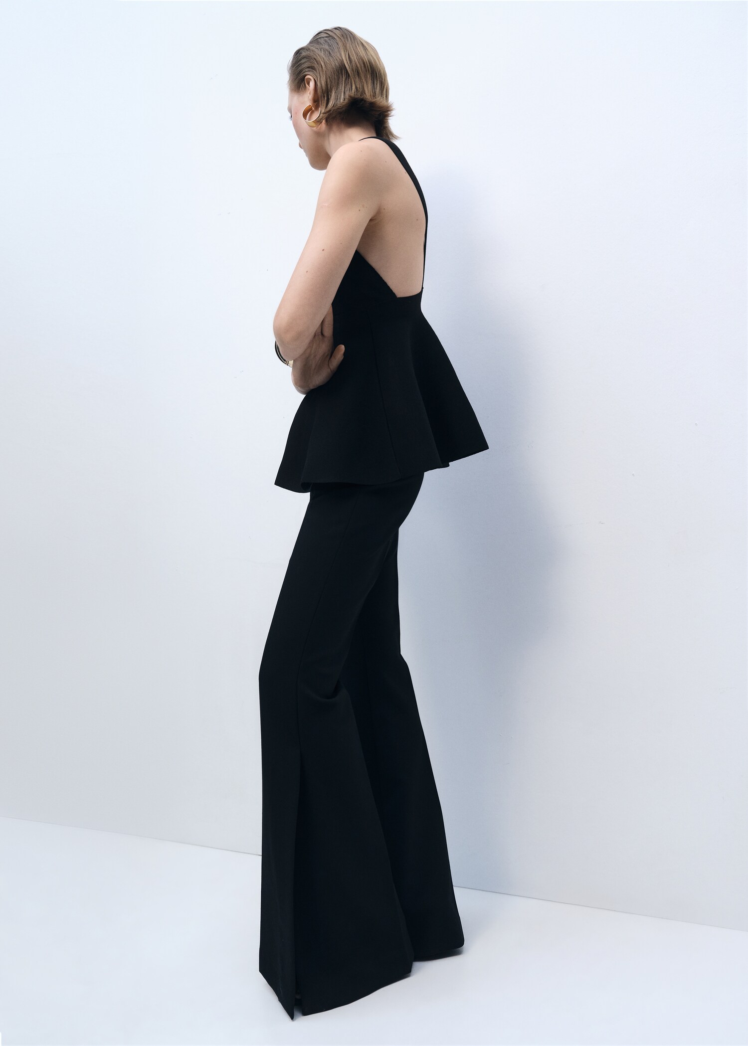 Fijngebreide peplum top - Detail van het artikel 6