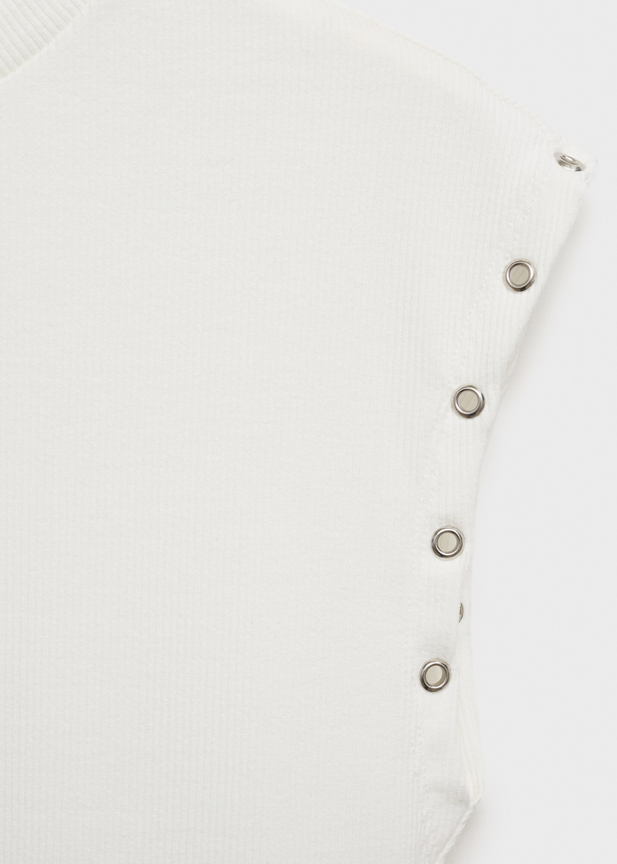 Camiseta canalé ribete troquelado - Detalle del artículo 0