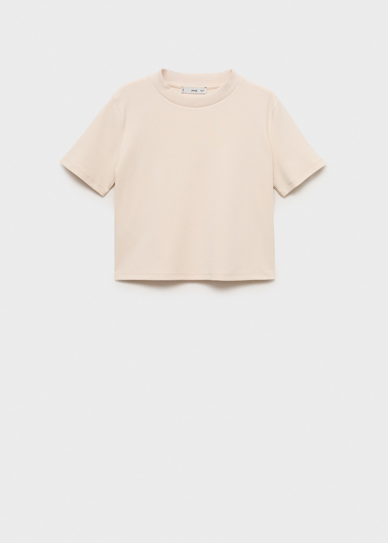 T-shirt in misto cotone a maniche corte - Articolo senza modello