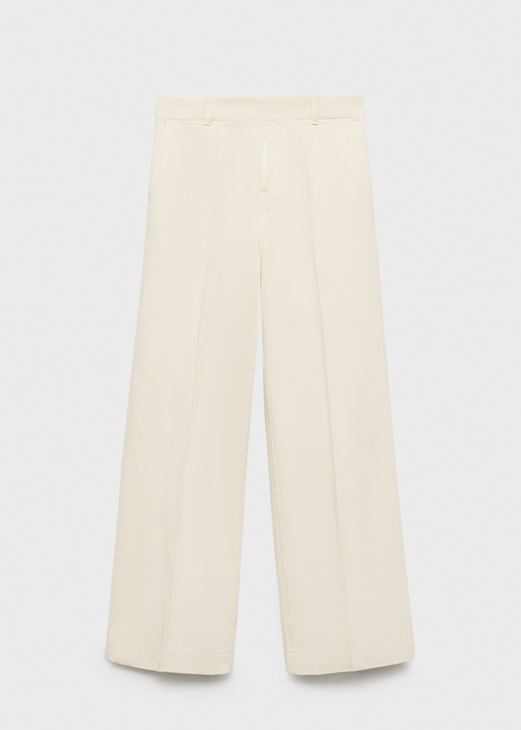 Cotton wideleg trousers - Article without model