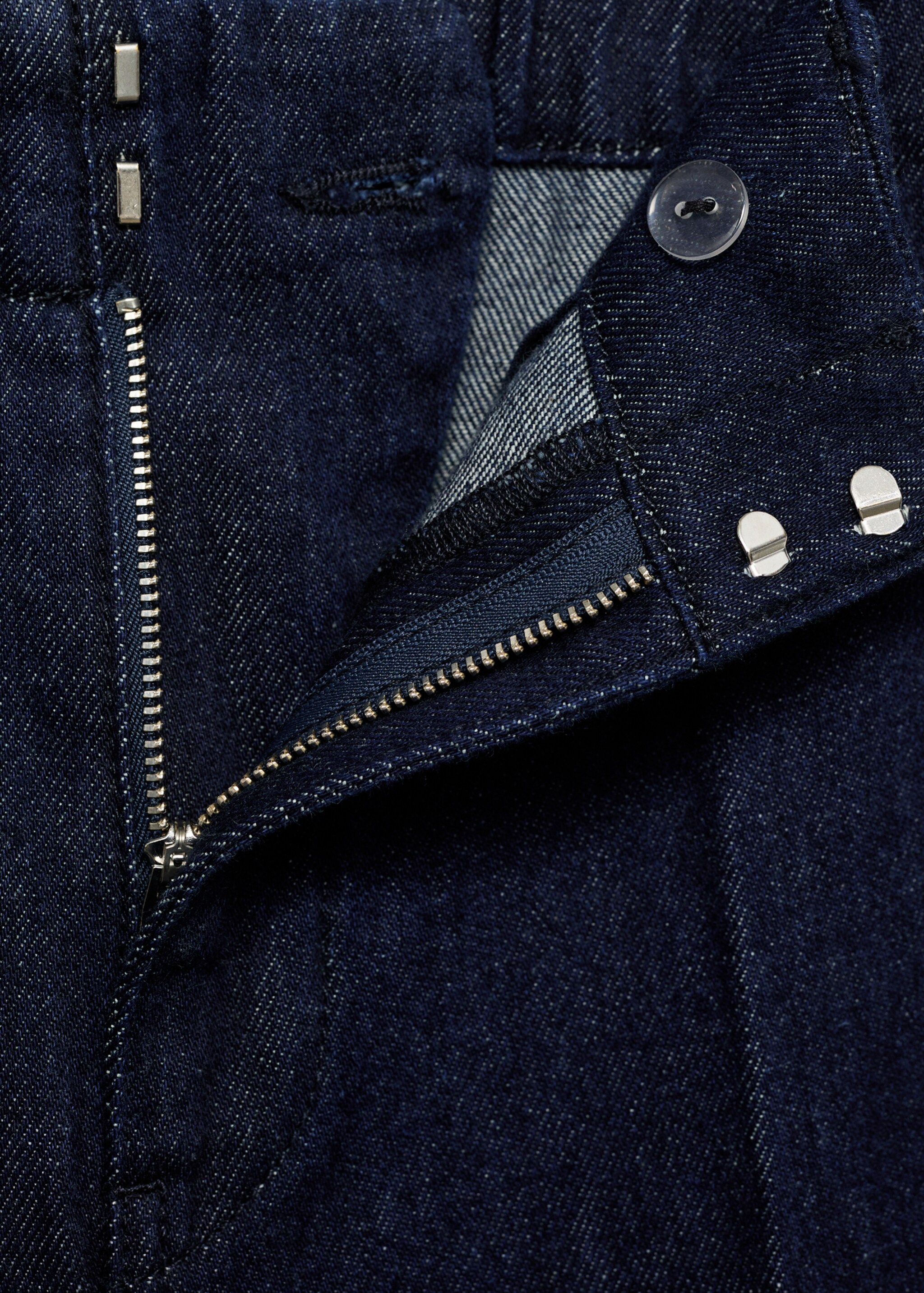 Wide-leg denim trousers - Details of the article 8