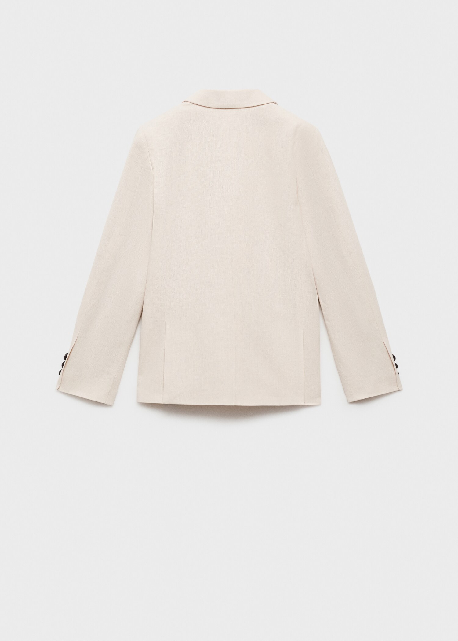 Linen suit jacket - Reverse of the article