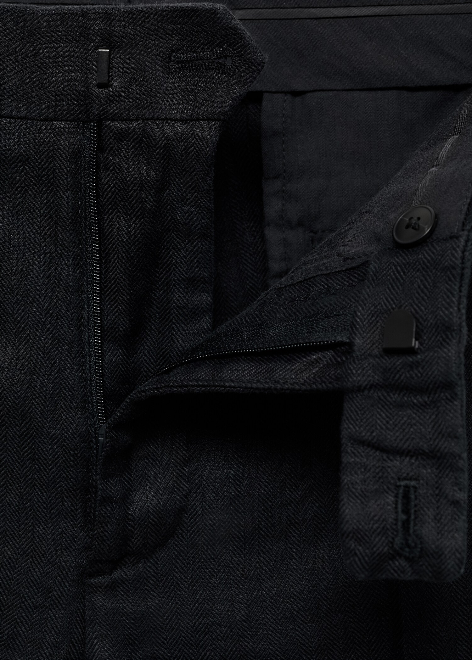 Amalfi slim-fit pantalon 100% linnen - Detail van het artikel 0