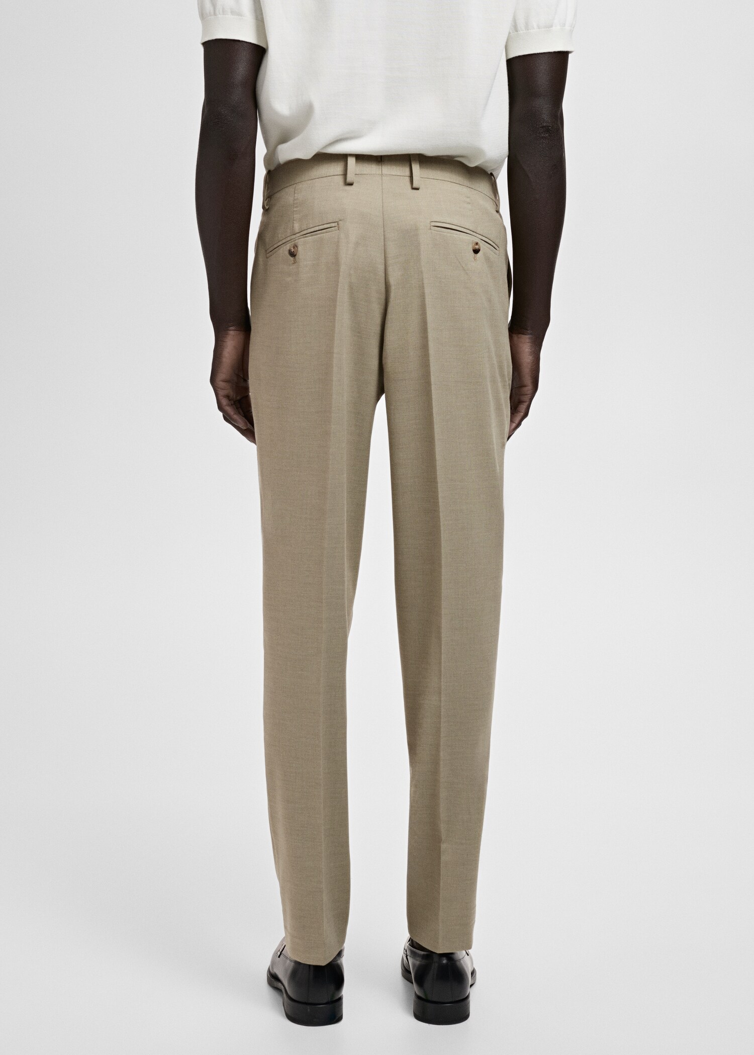 Milan slim fit kostymbyxor - Artikelns baksida