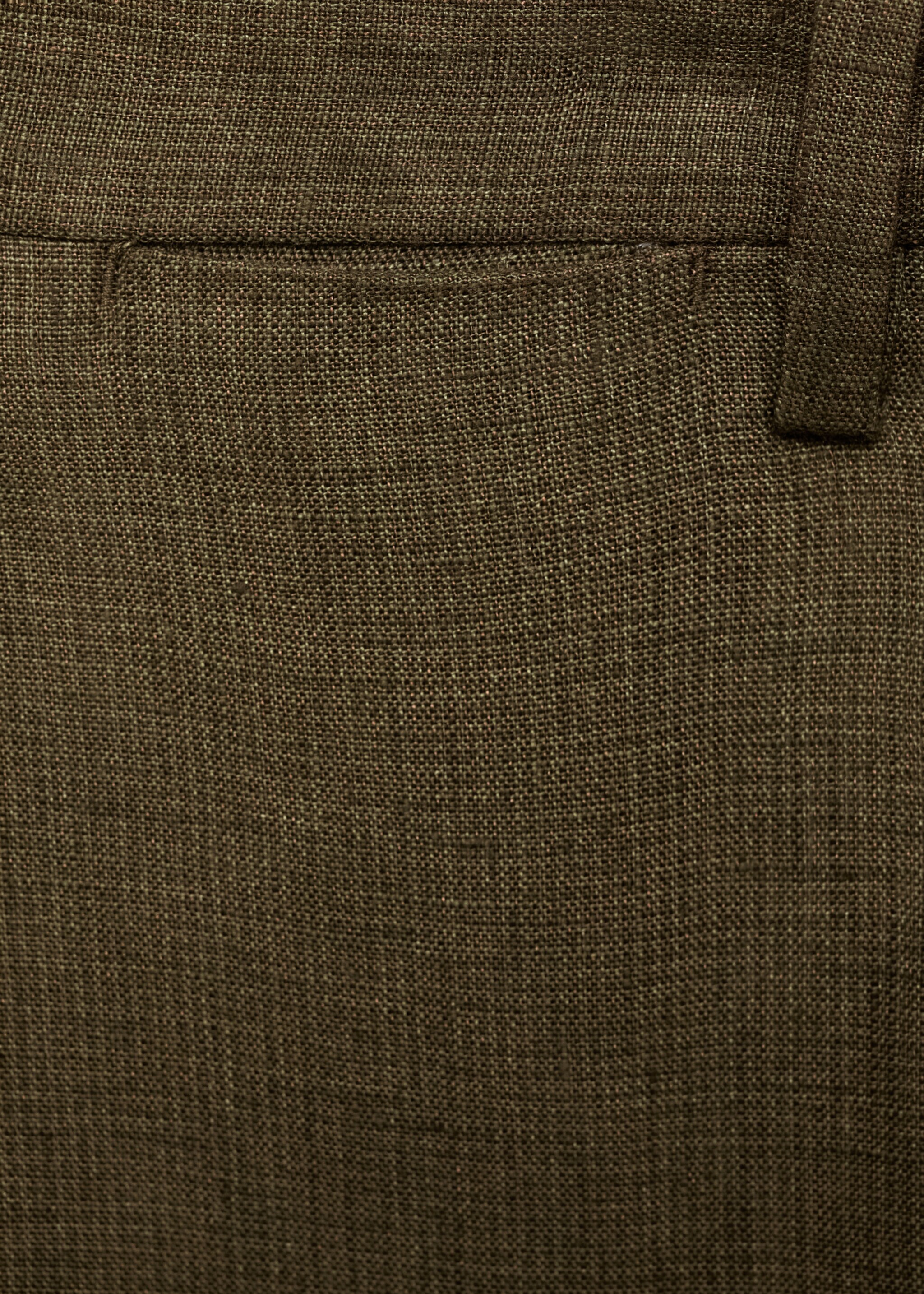 Amalfi 100% linen slim-fit suit trousers - Details of the article 8