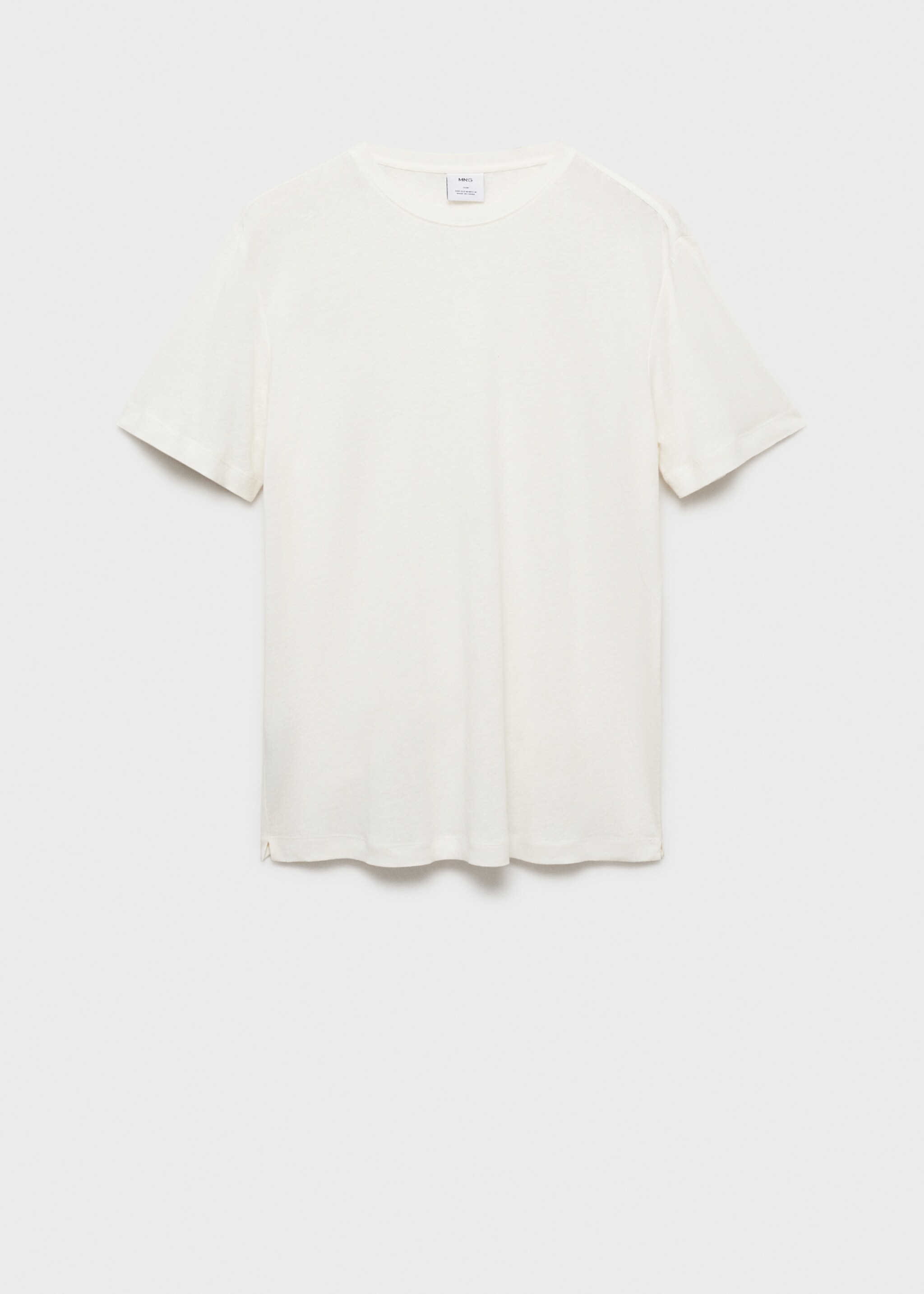 Camiseta lino slim fit - Artículo sin modelo