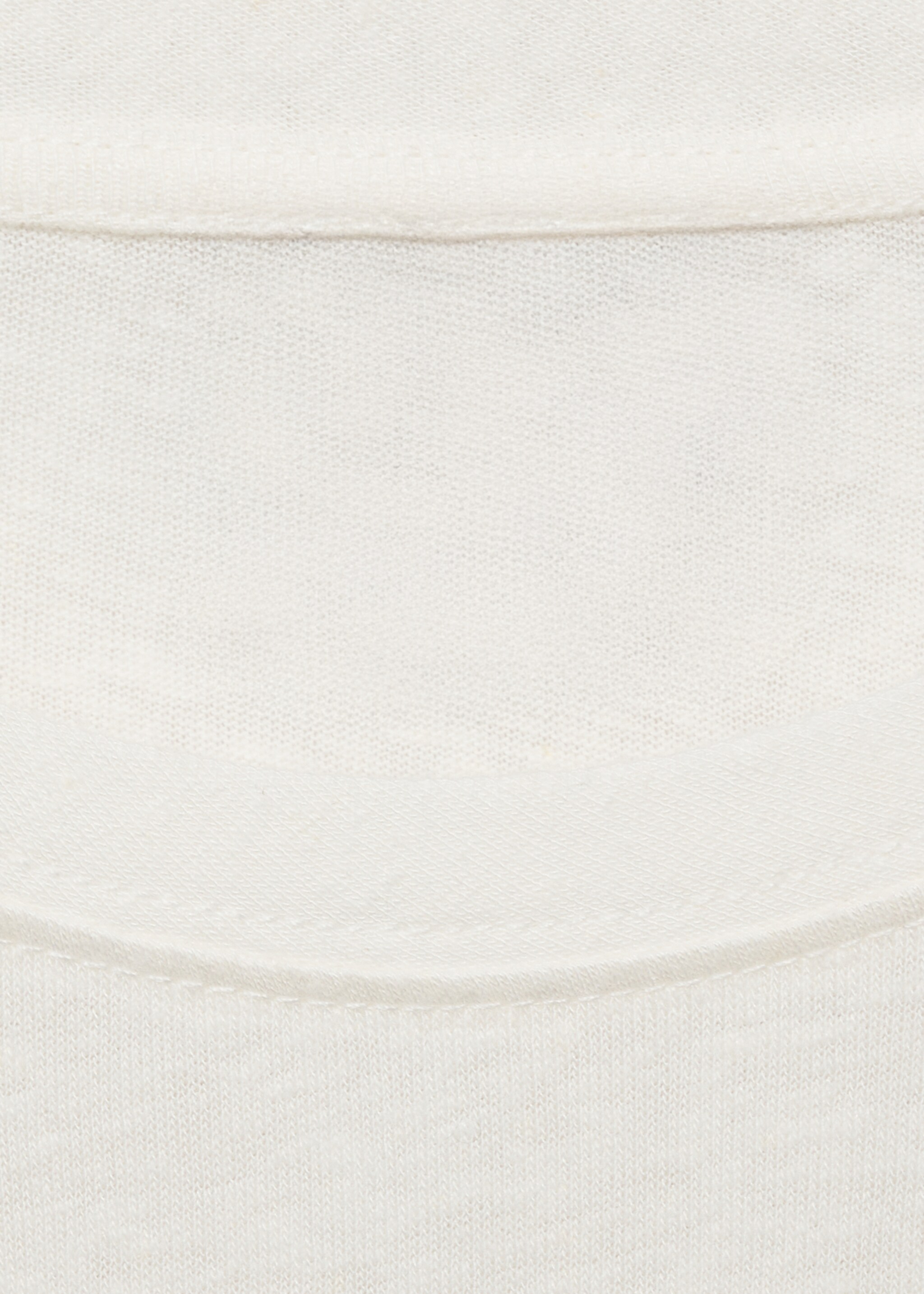 Linen slim-fit t-shirt - Details of the article 8