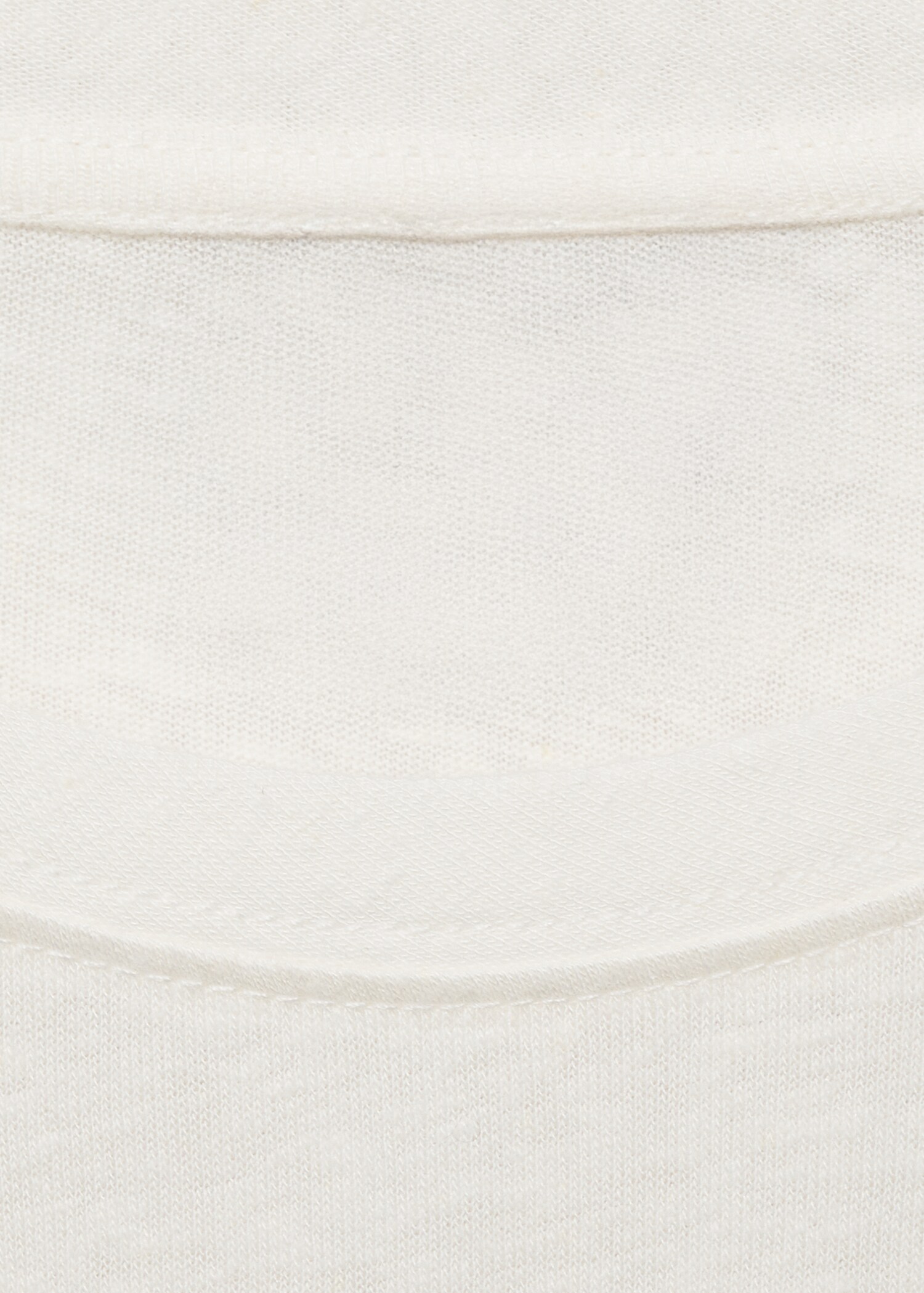 Linen slim-fit t-shirt - Details of the article 8