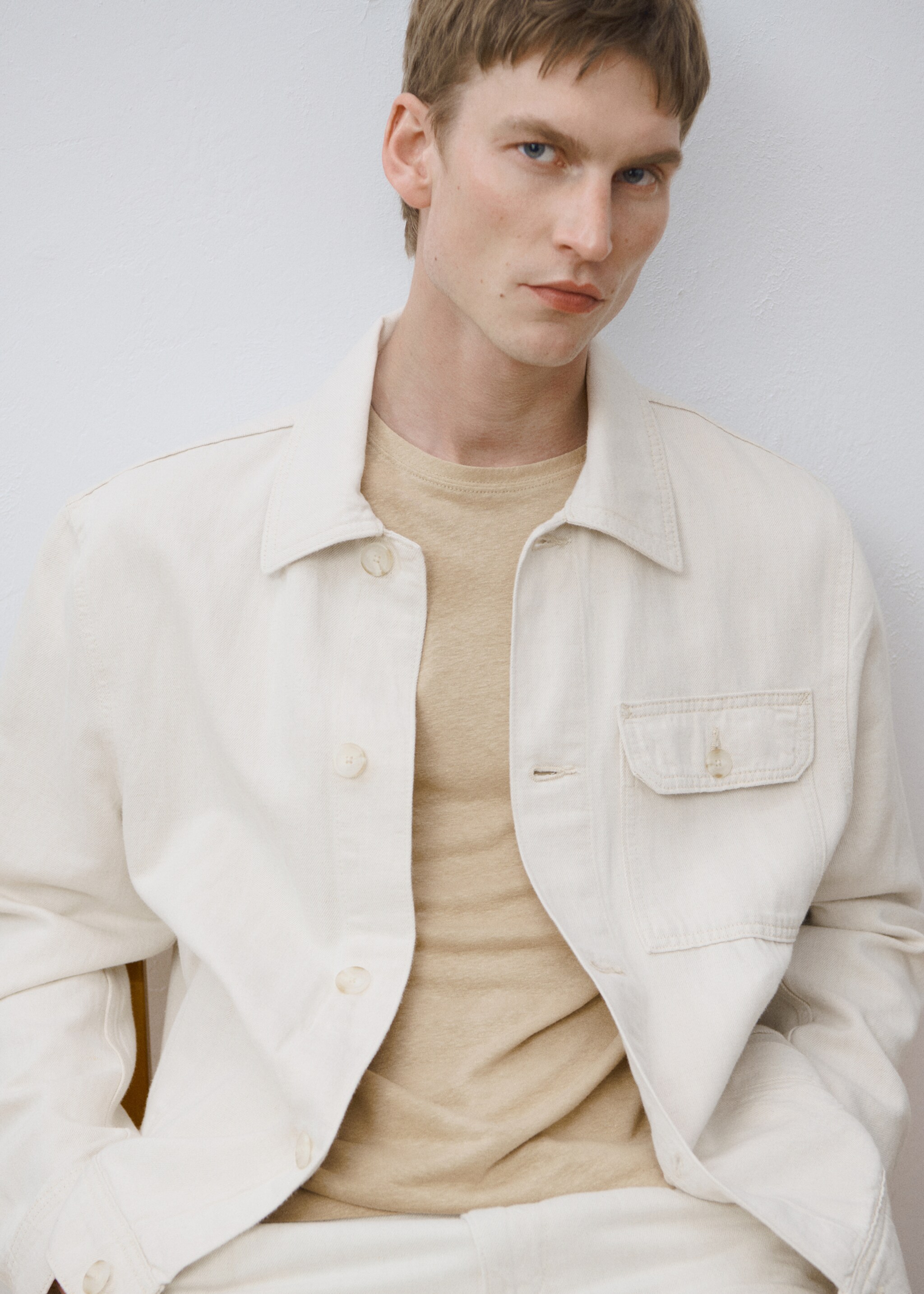 T-shirt lin slim-fit - Détail de l'article 3