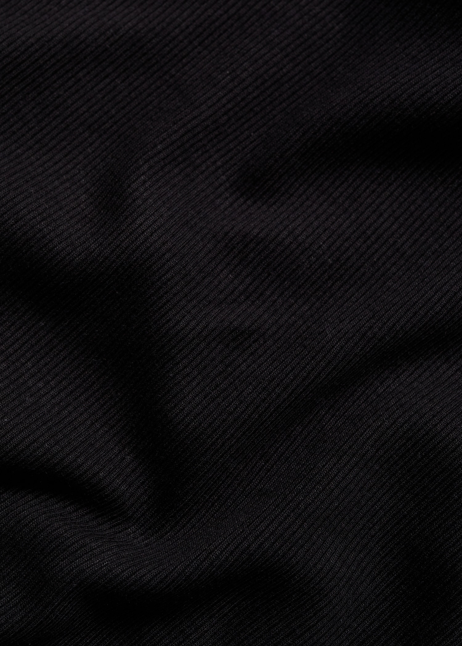 Regular fit ribbed cotton t-shirt - Details of the article 0