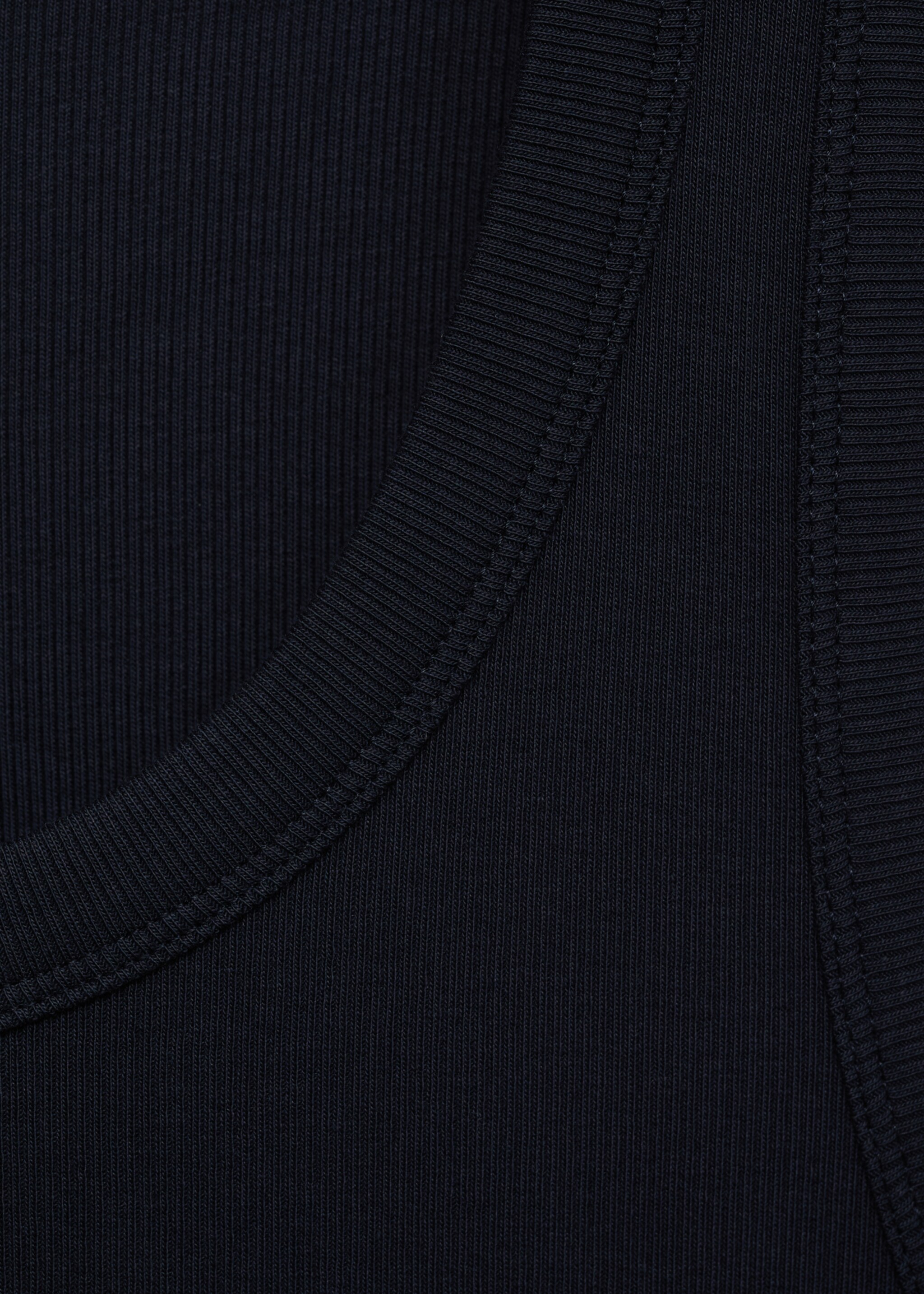 Slim-fit ribbed tank top - Details of the article 8
