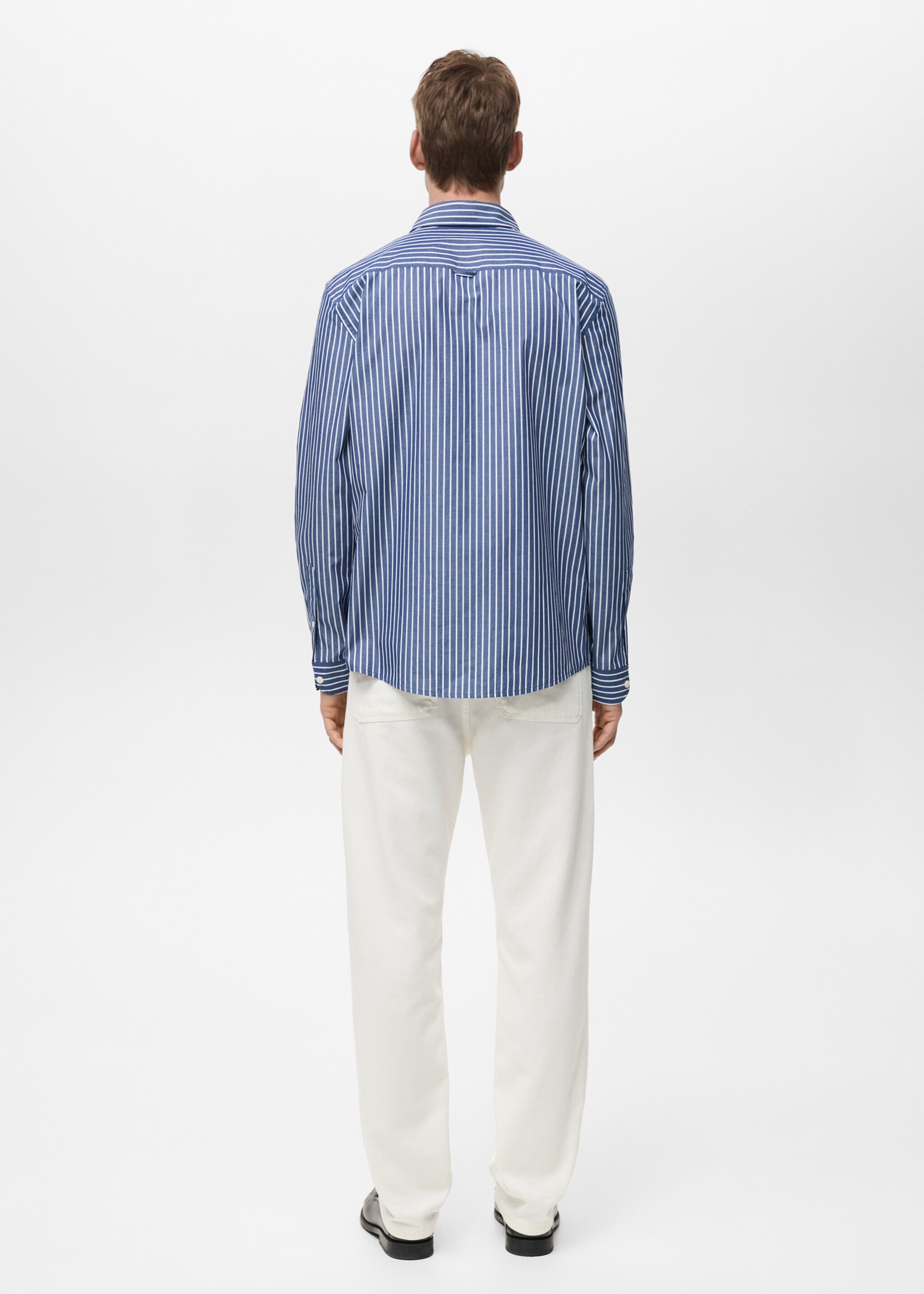 Regular-fit 100% cotton shirt - Reverse of the article