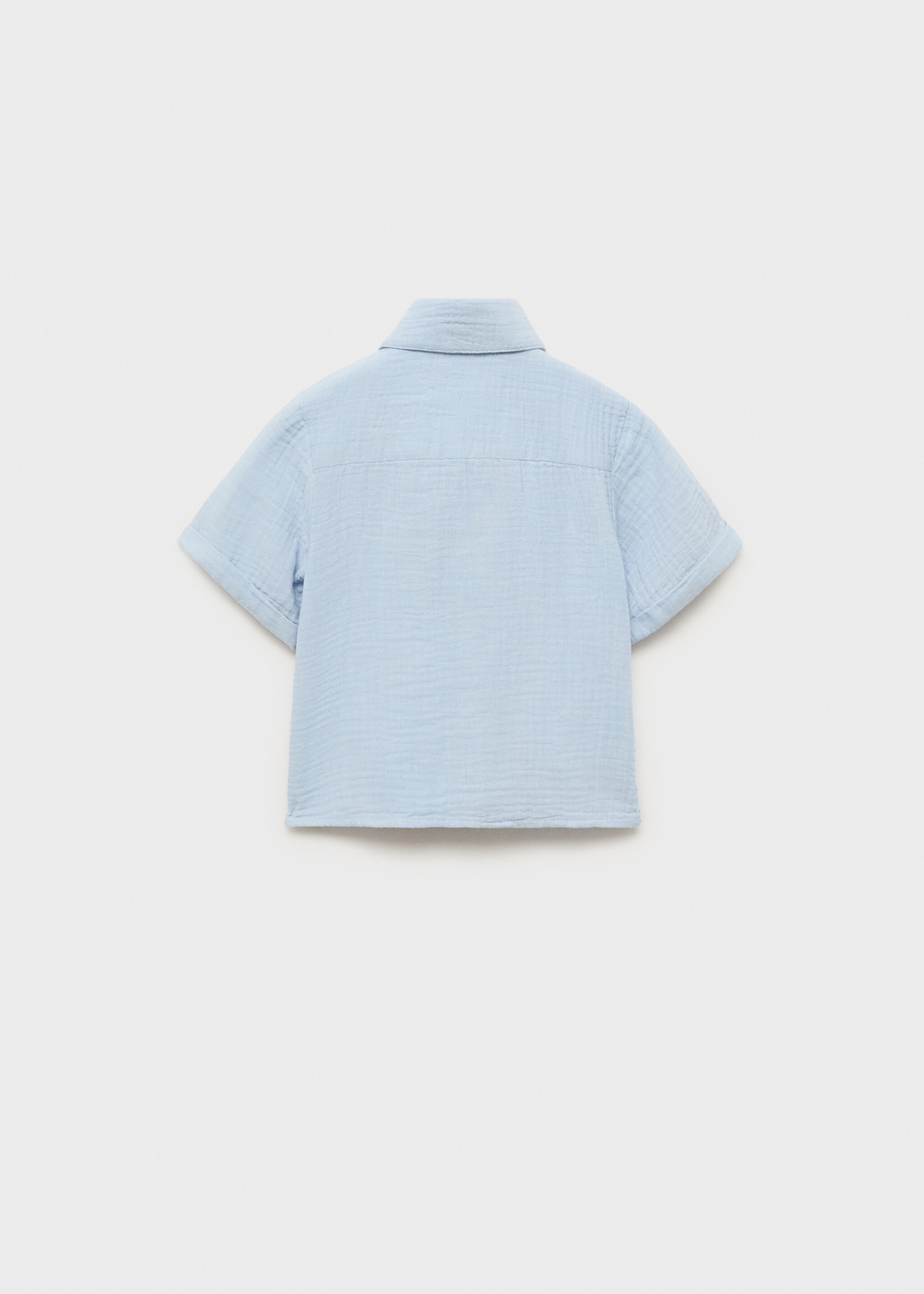 Cotton bambula shirt - Reverse of the article