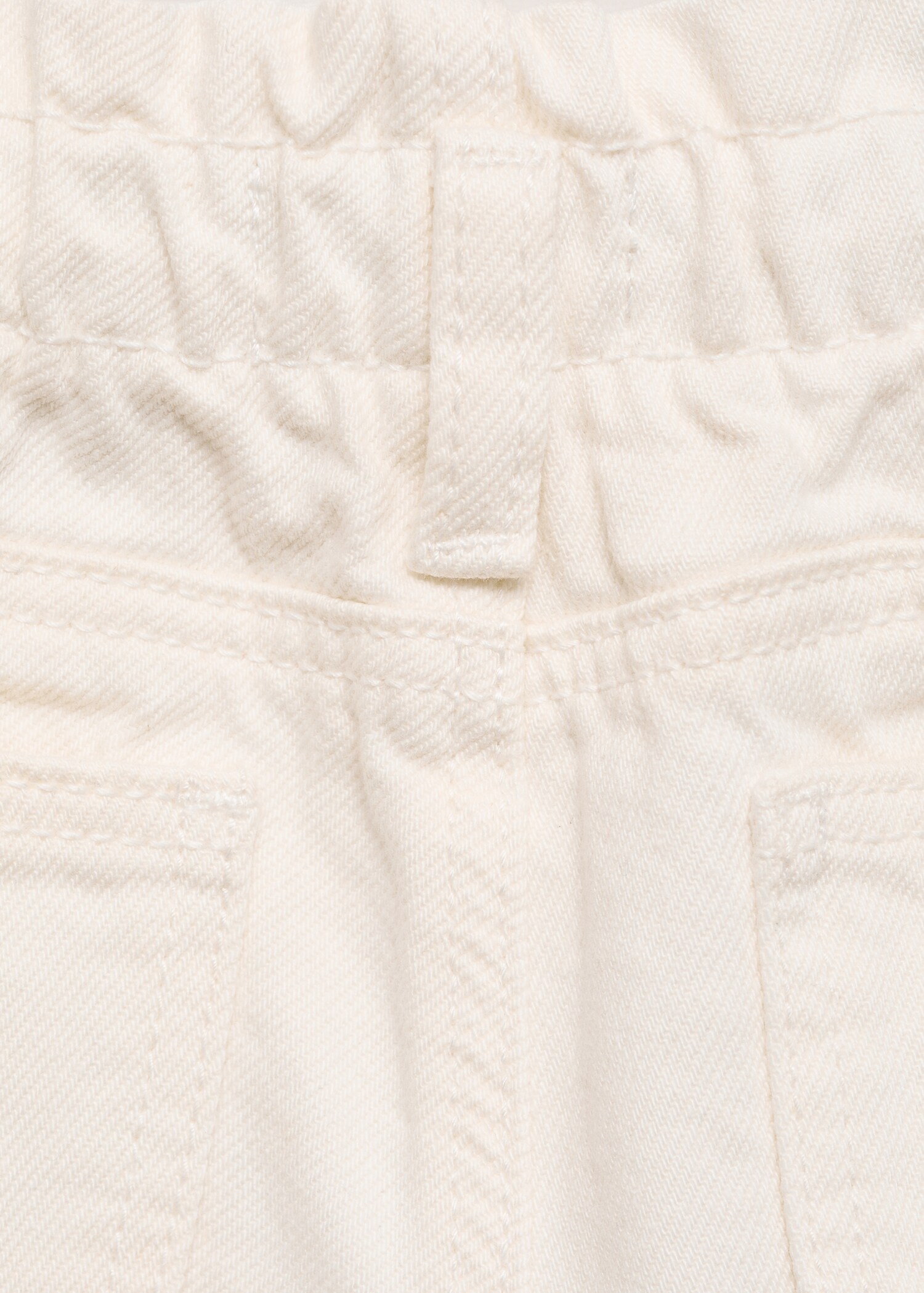 Short en jean paperbag - Détail de l'article 0