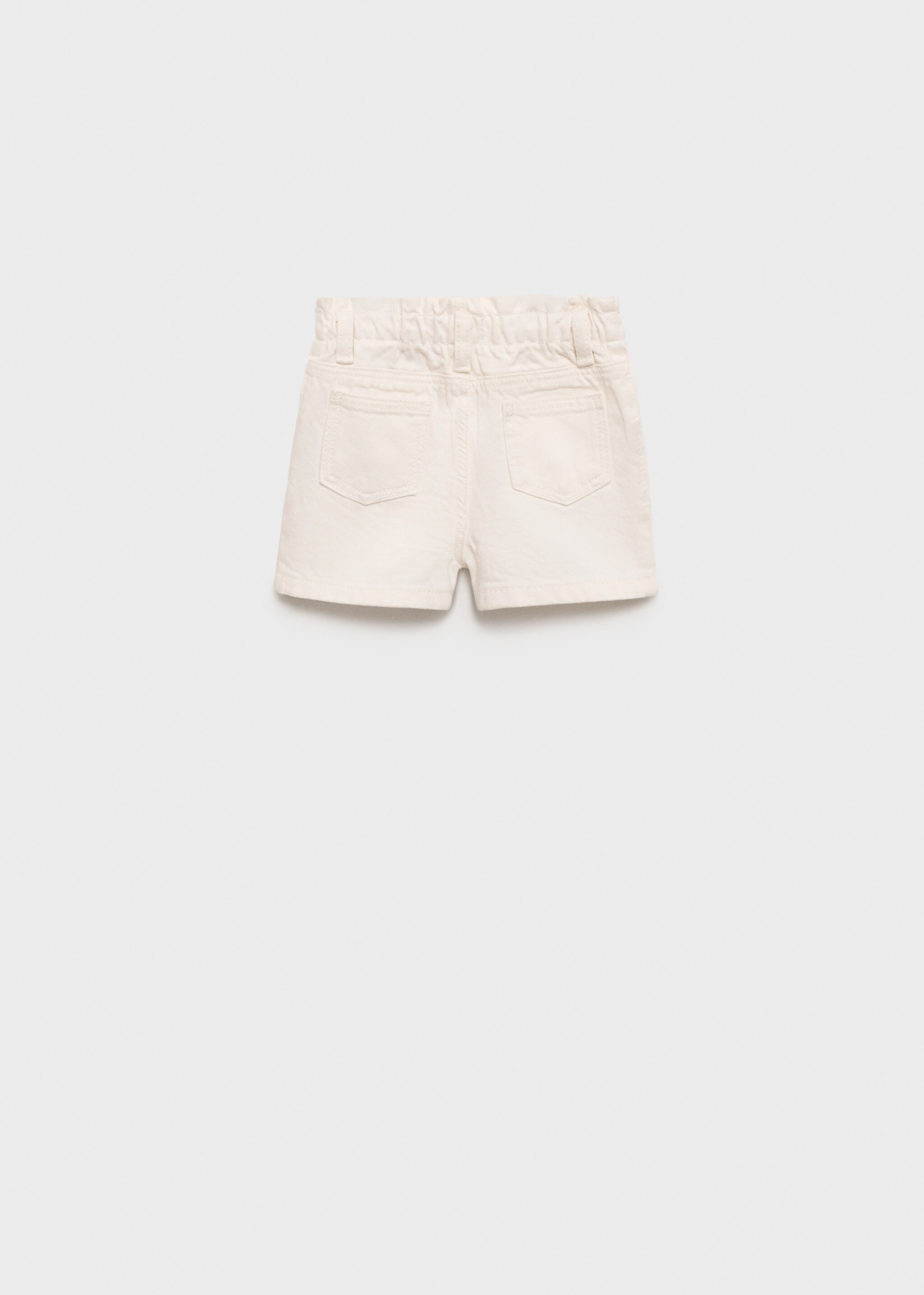 Short en jean paperbag - Verso de l’article