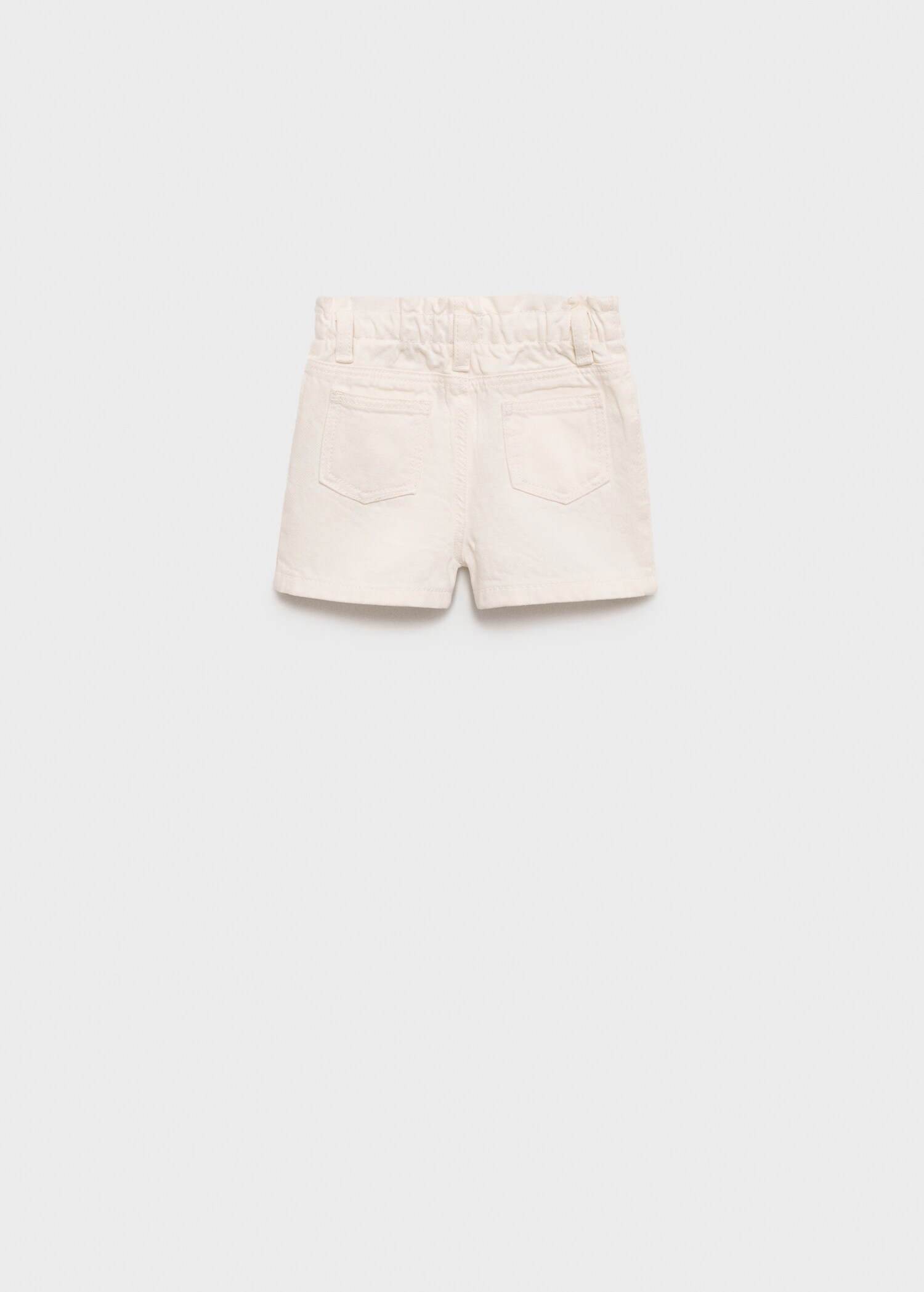 Short en jean paperbag - Verso de l’article