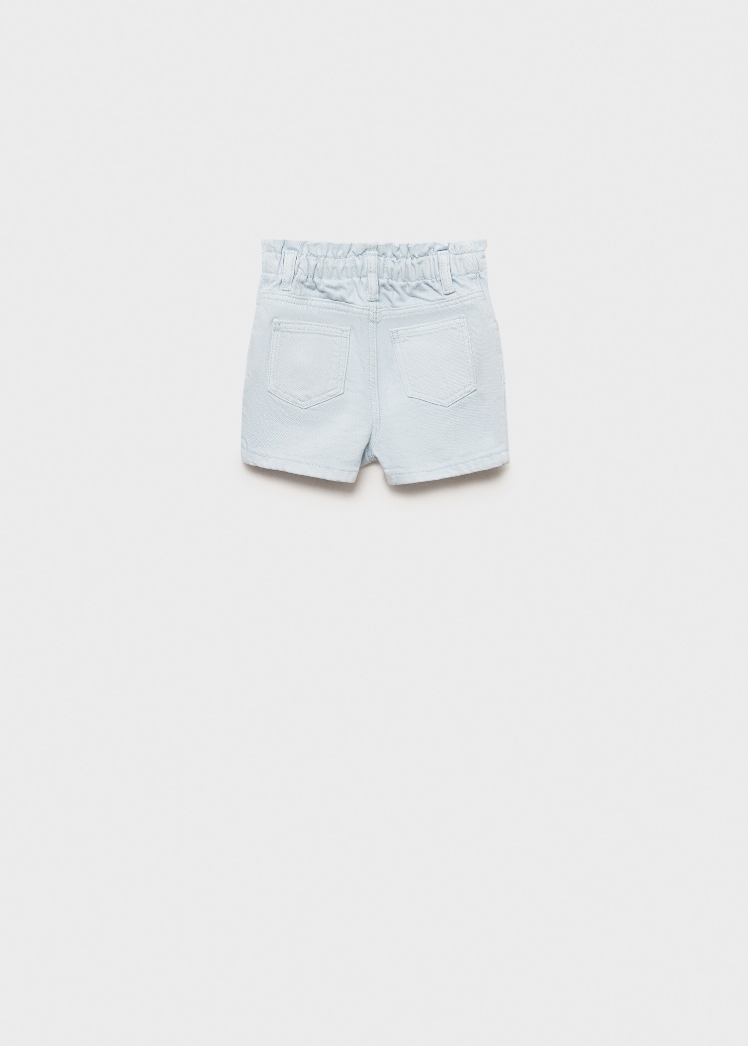 Short en jean paperbag - Verso de l’article