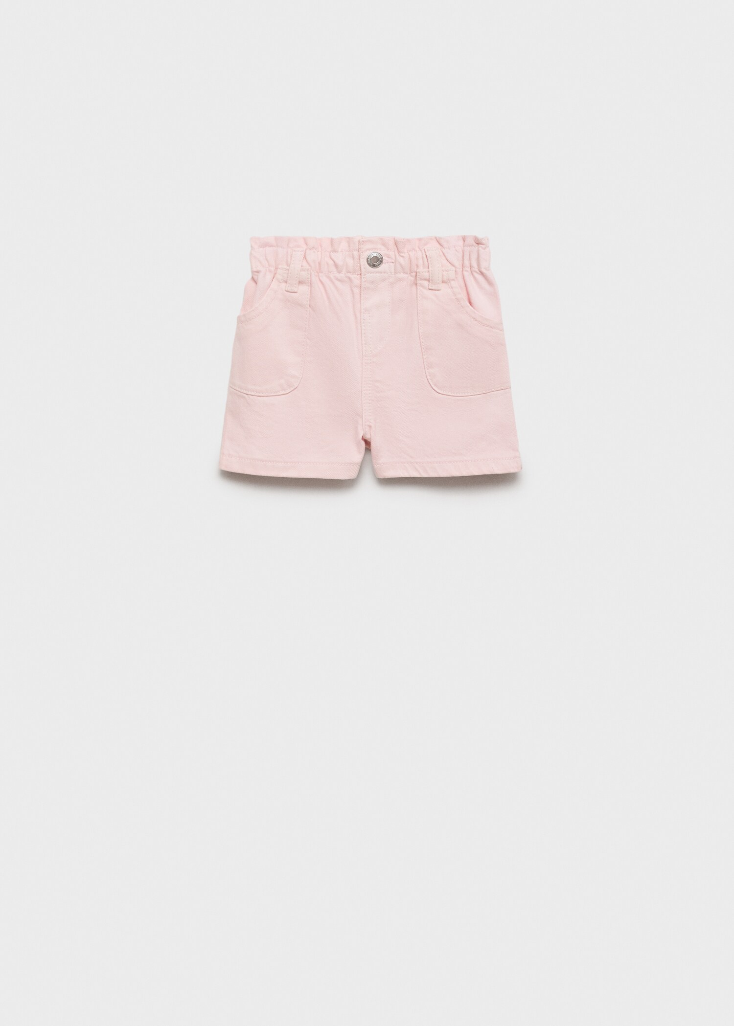 Denim paperbag shorts - Article without model