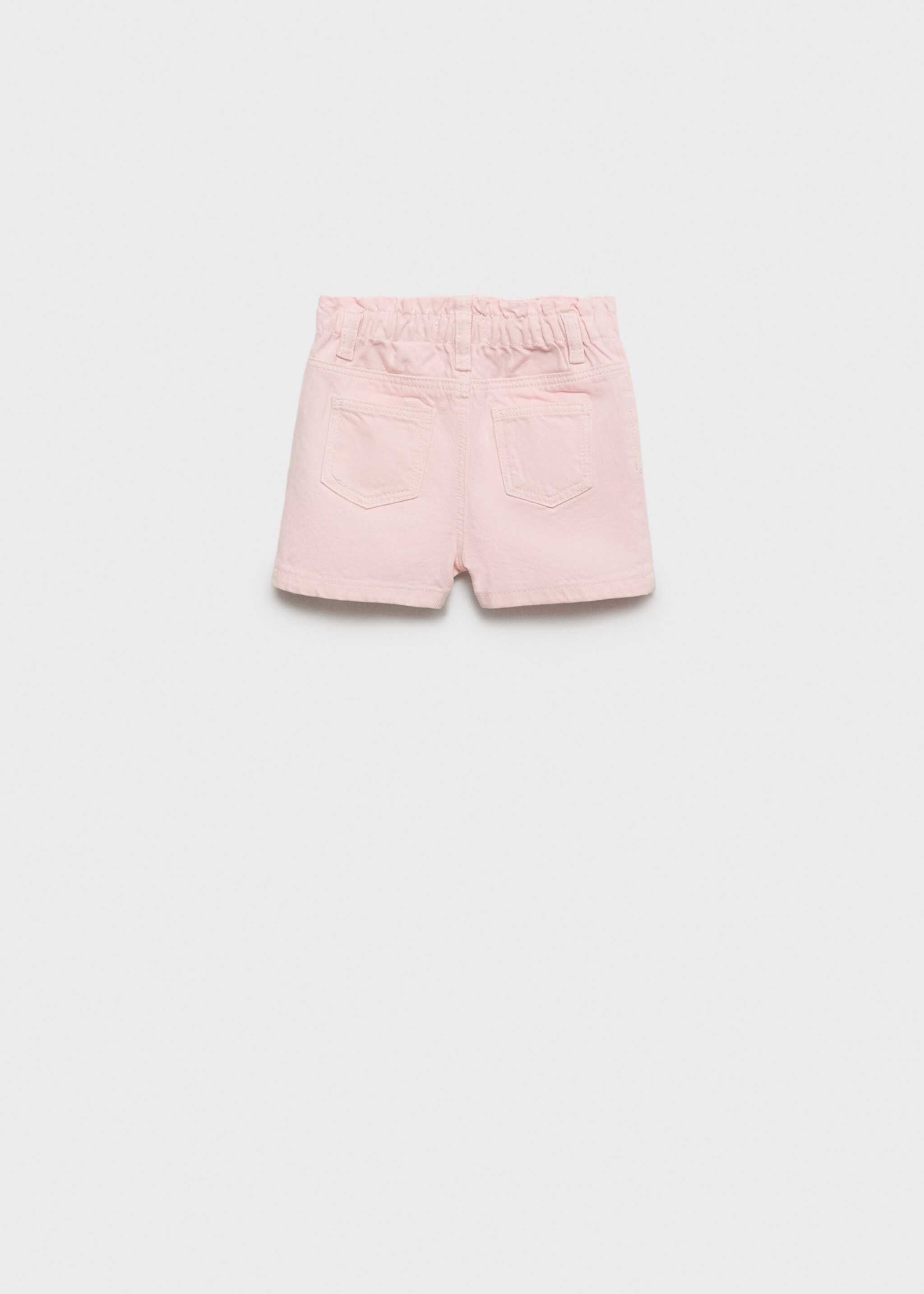 Shorts denim paperbag - Reverso del artículo