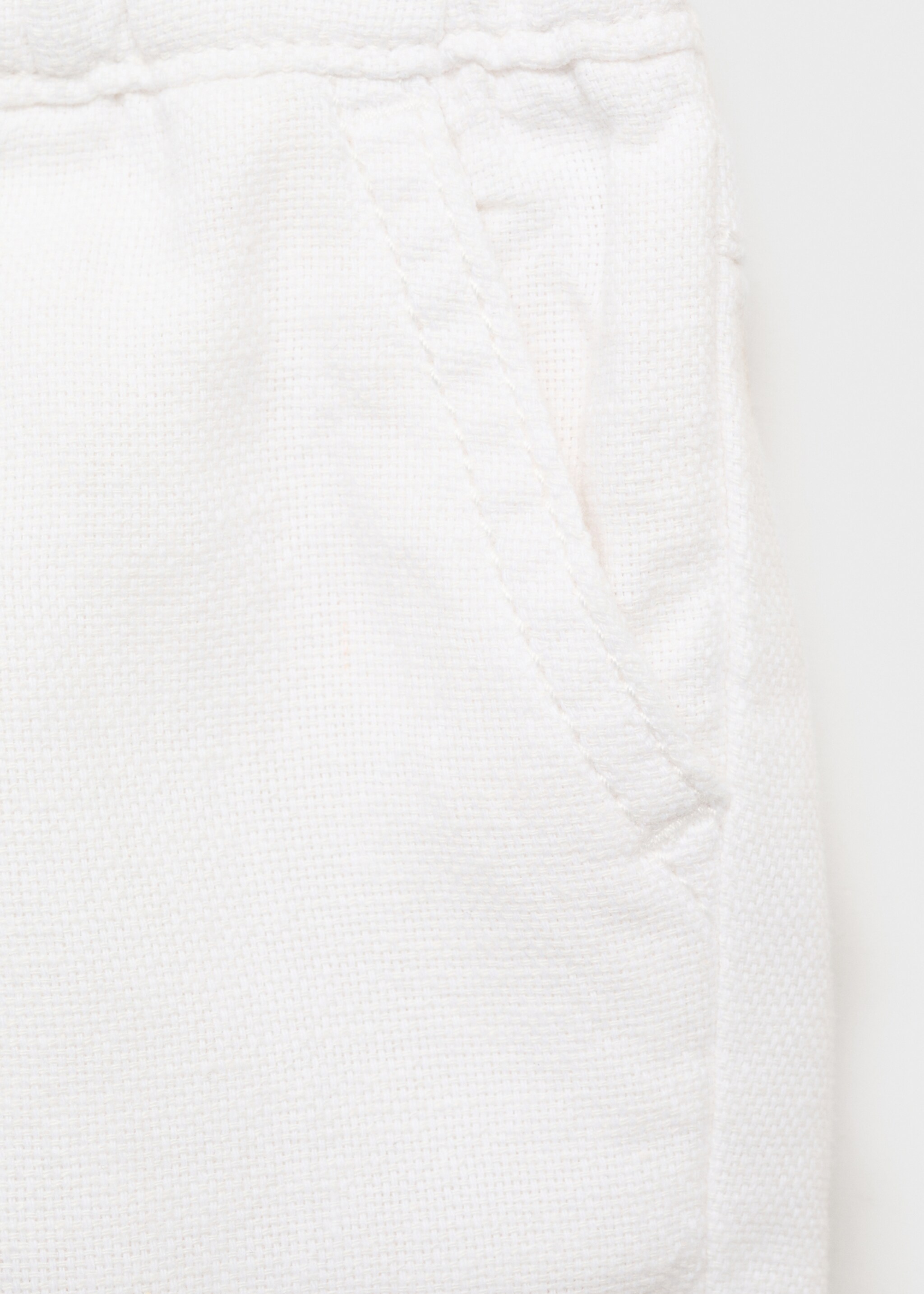Cotton linen shorts - Details of the article 0