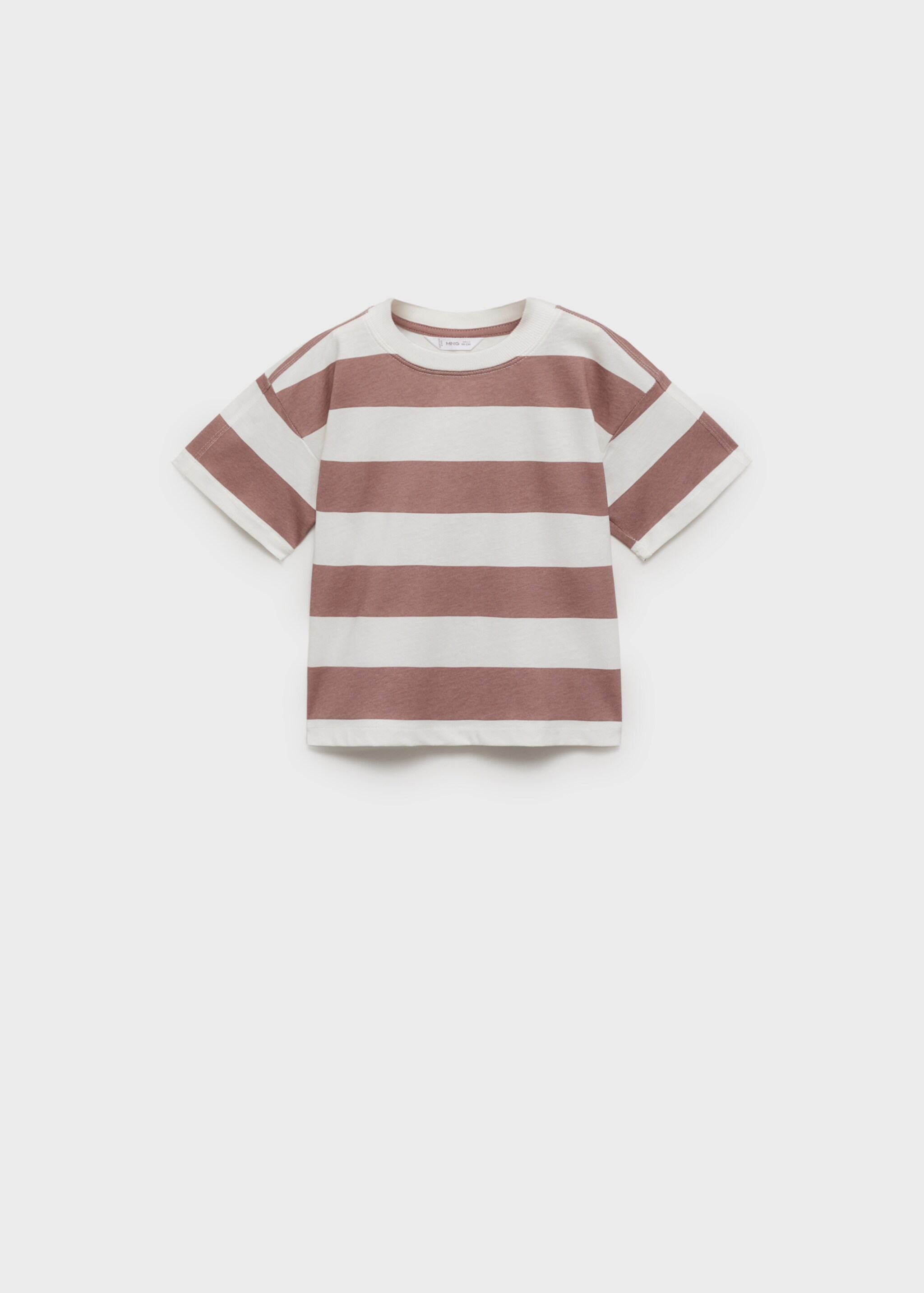 Striped cotton T-shirt - Article without model