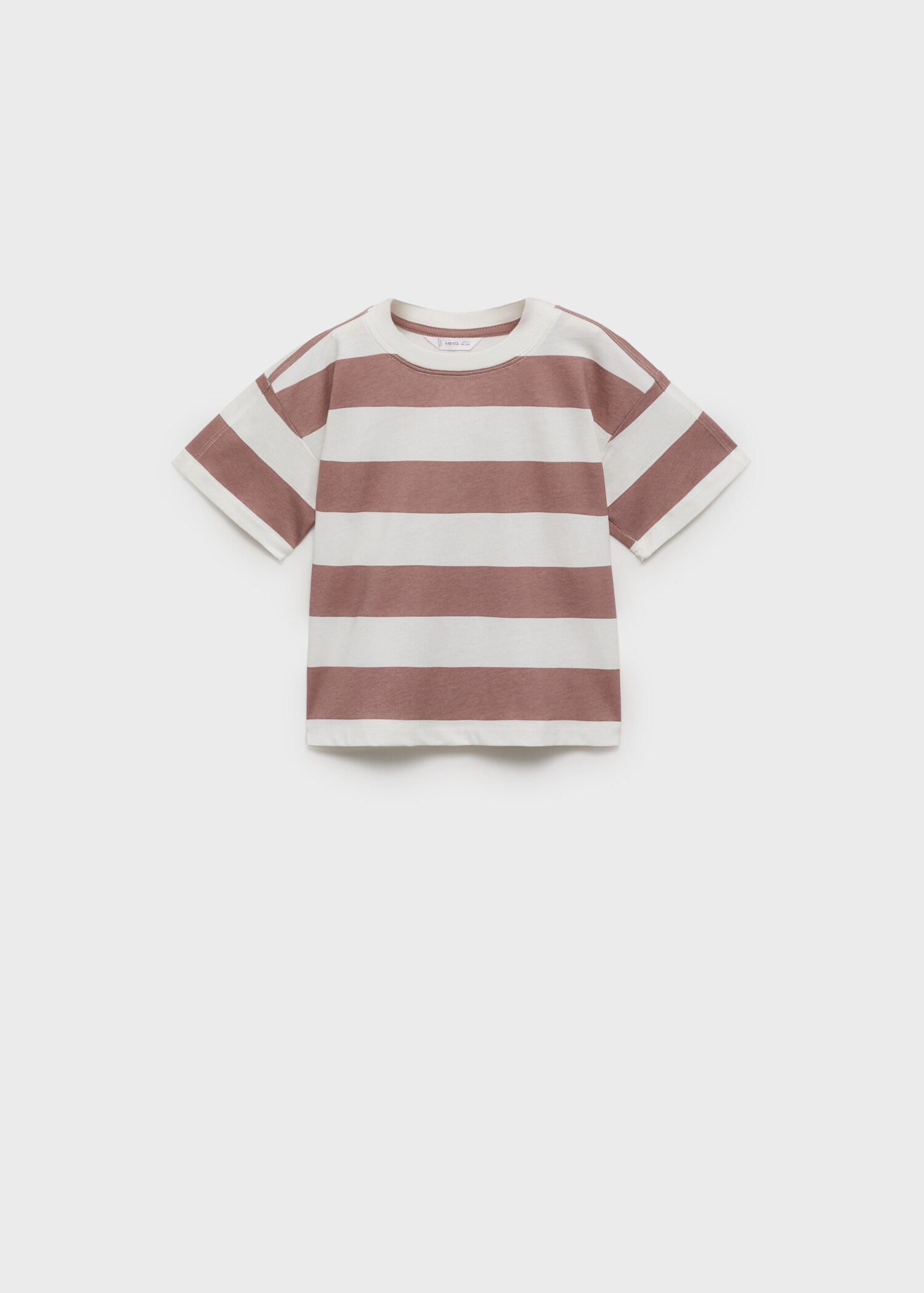 Striped cotton T-shirt - Article without model