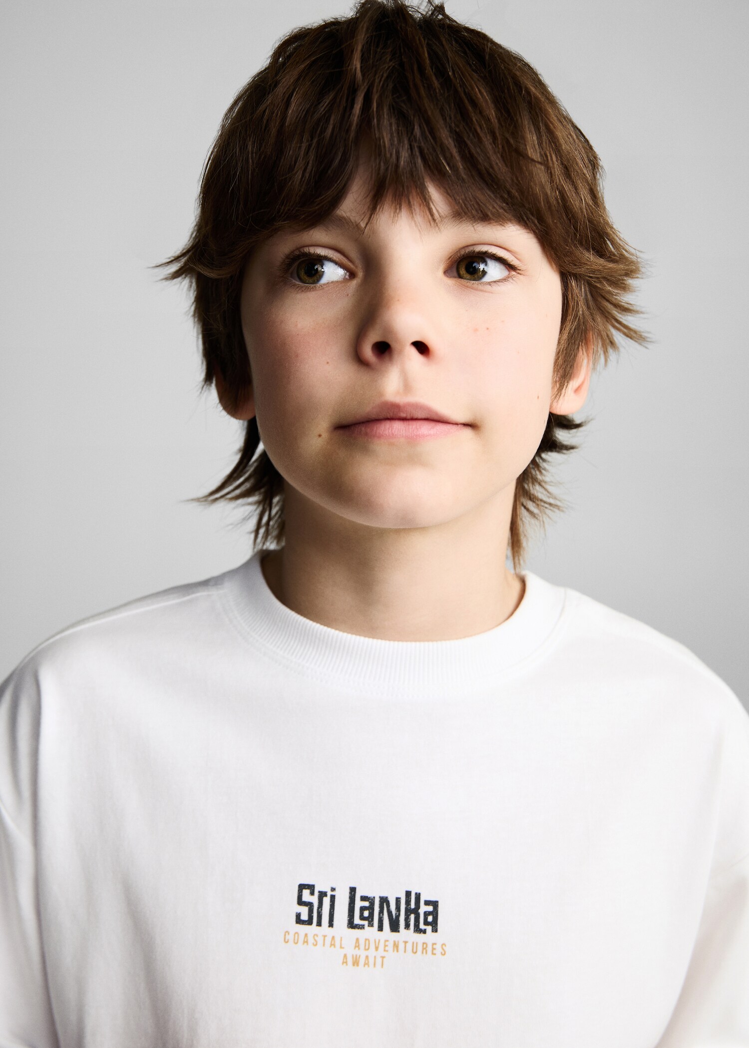 Printed cotton-blend t-shirt - Details of the article 1