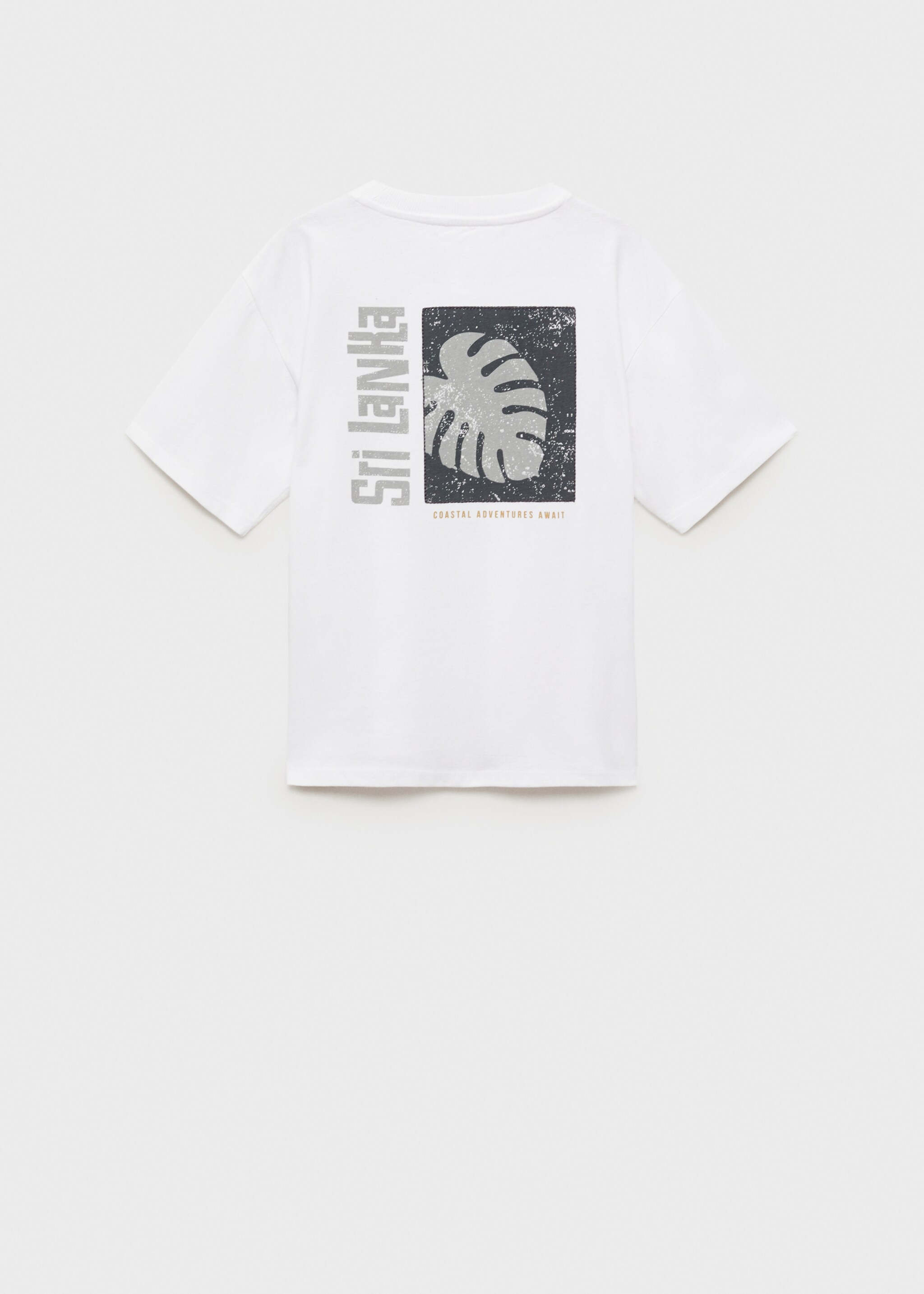 Printed cotton-blend t-shirt - Reverse of the article