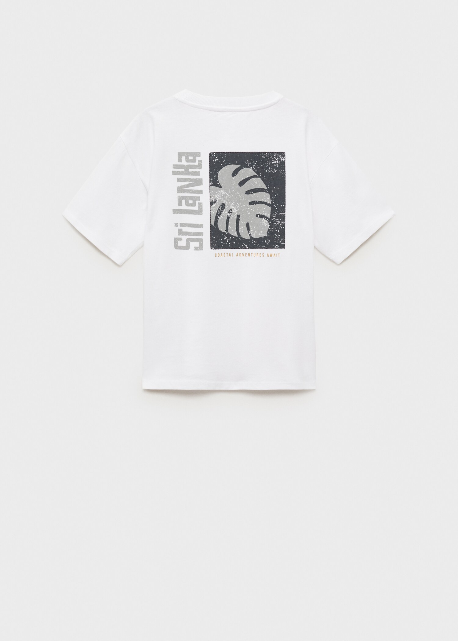 Printed cotton-blend t-shirt - Reverse of the article