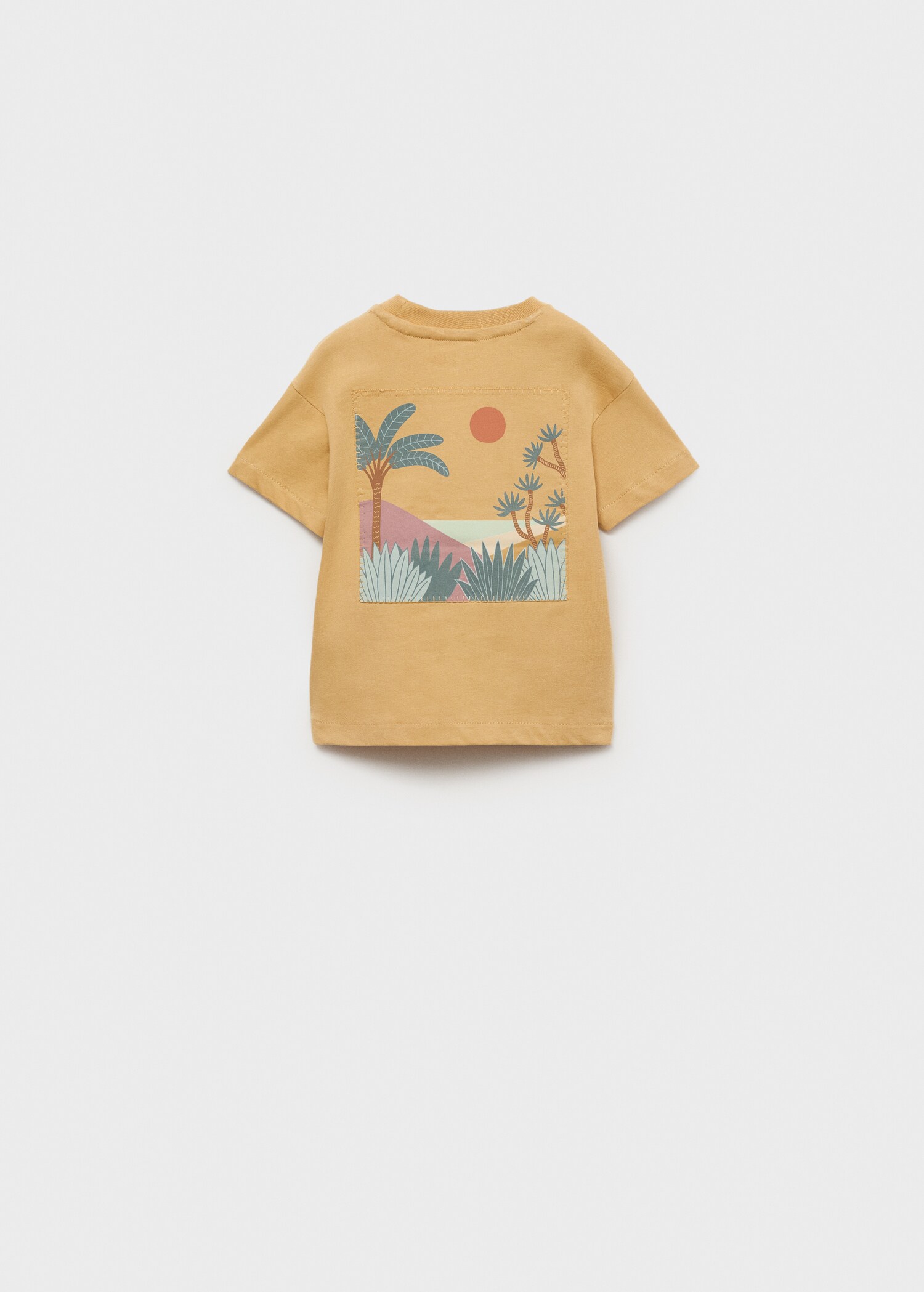 Camiseta algodón estampada - Reverso del artículo