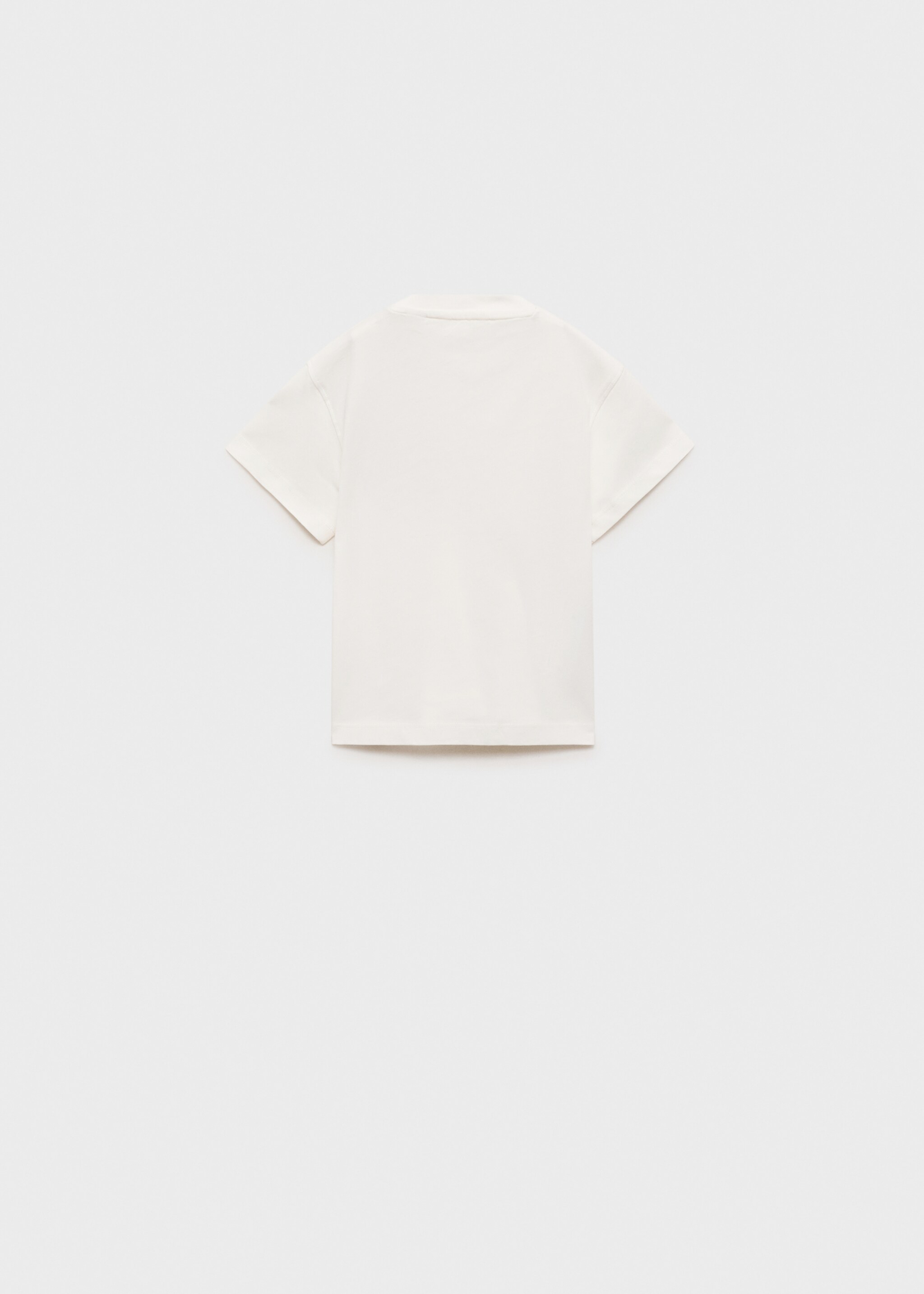 Camiseta algodón parche - Reverso del artículo