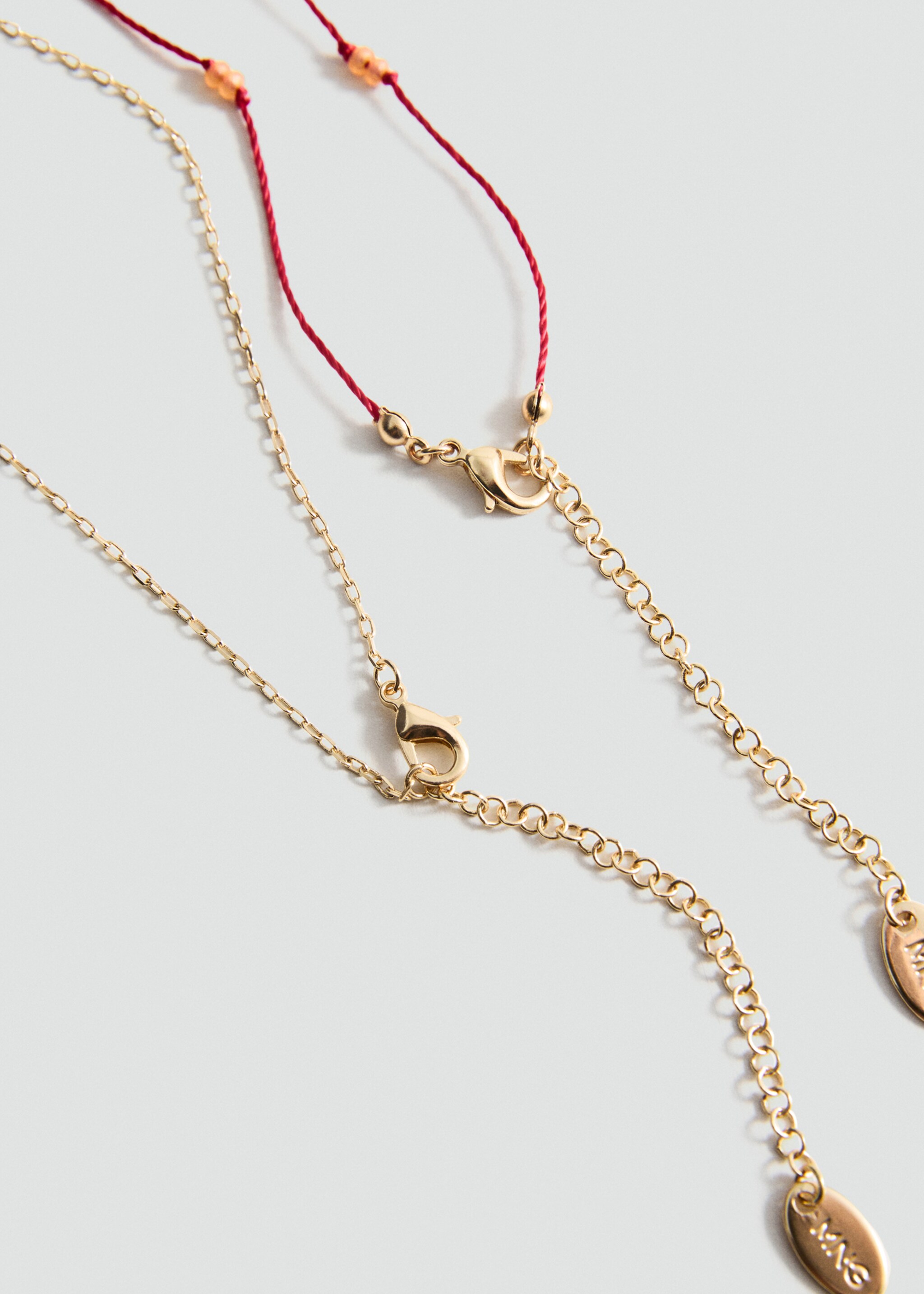 Combined double-pendant necklace - Details of the article 1