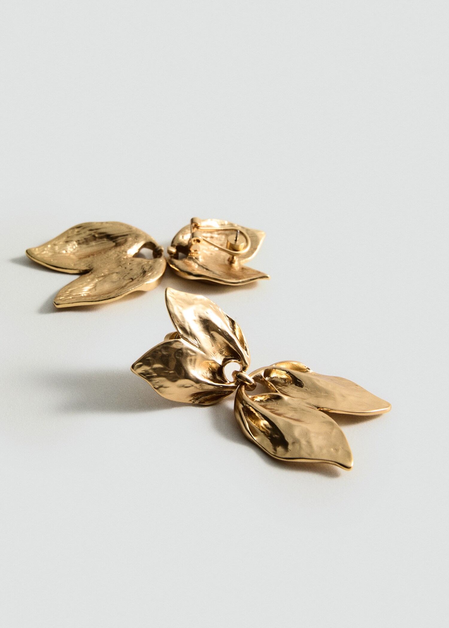 Pendant-design earrings - Medium plane