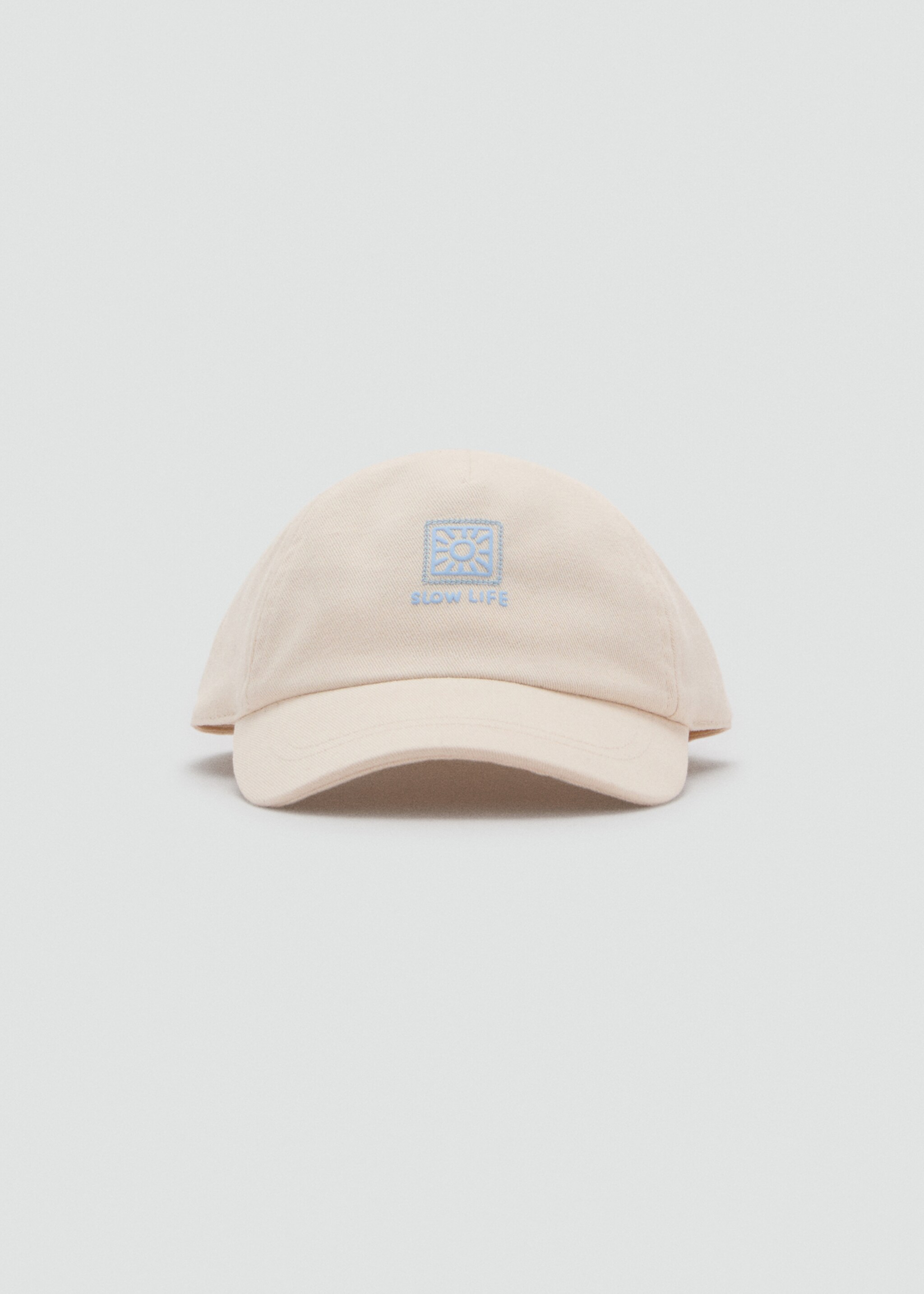 Embroidered detail cap - Medium plane