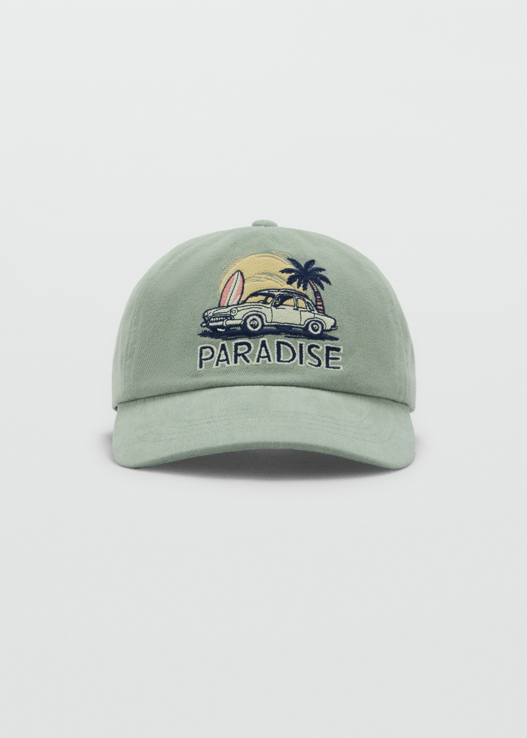 Tropical print cap - Medium plane