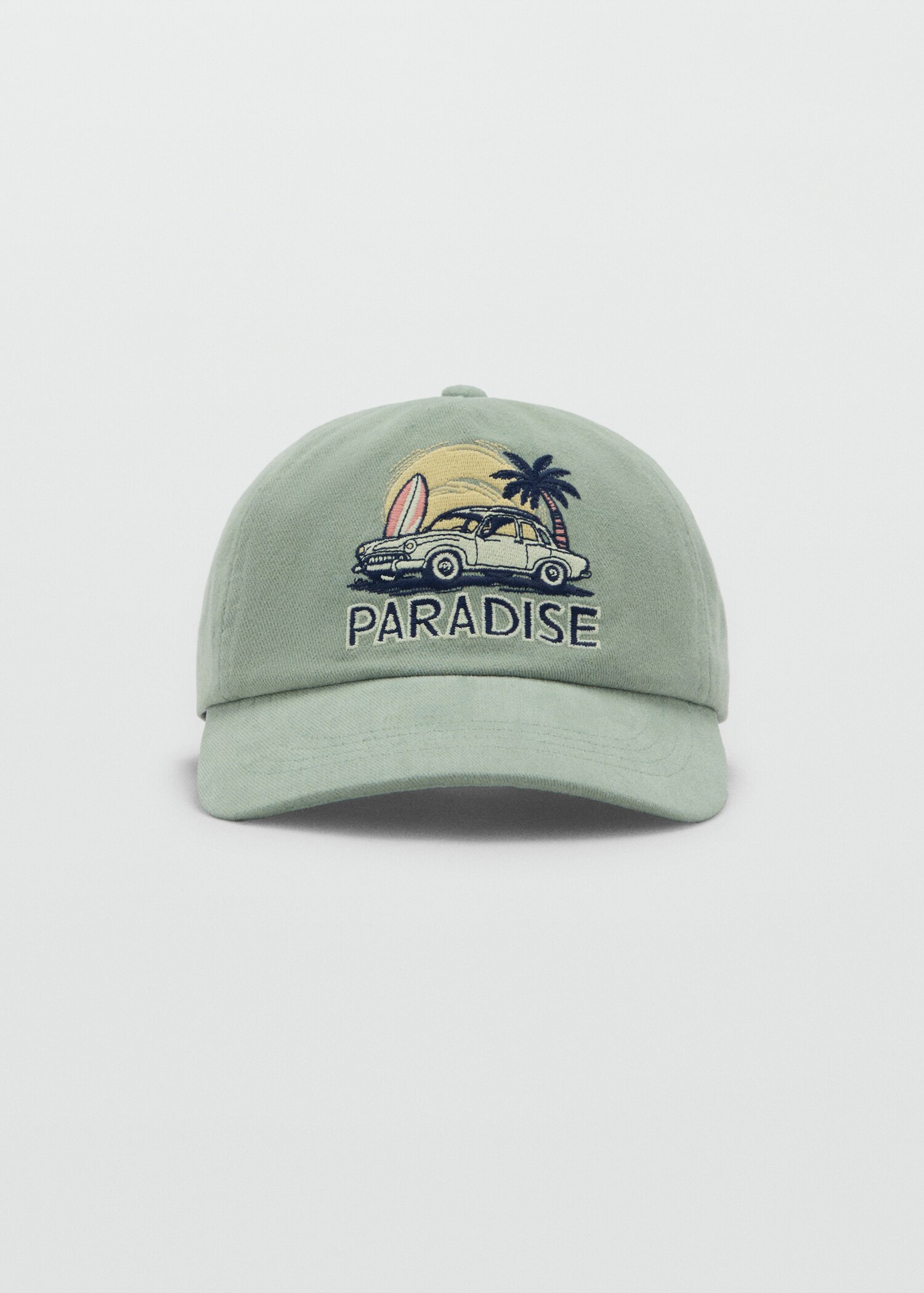 Tropical print cap - Medium plane