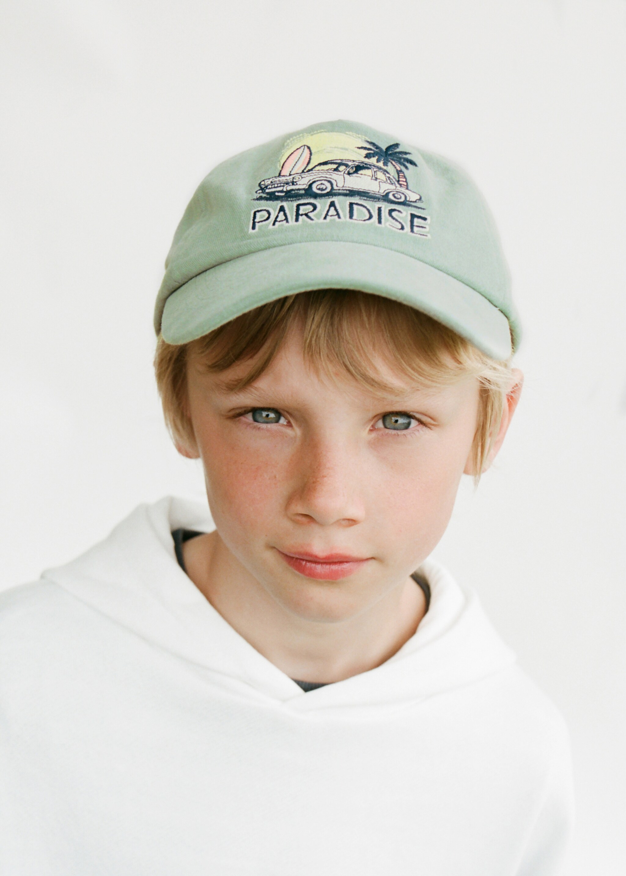 Tropical print cap - Details of the article 5