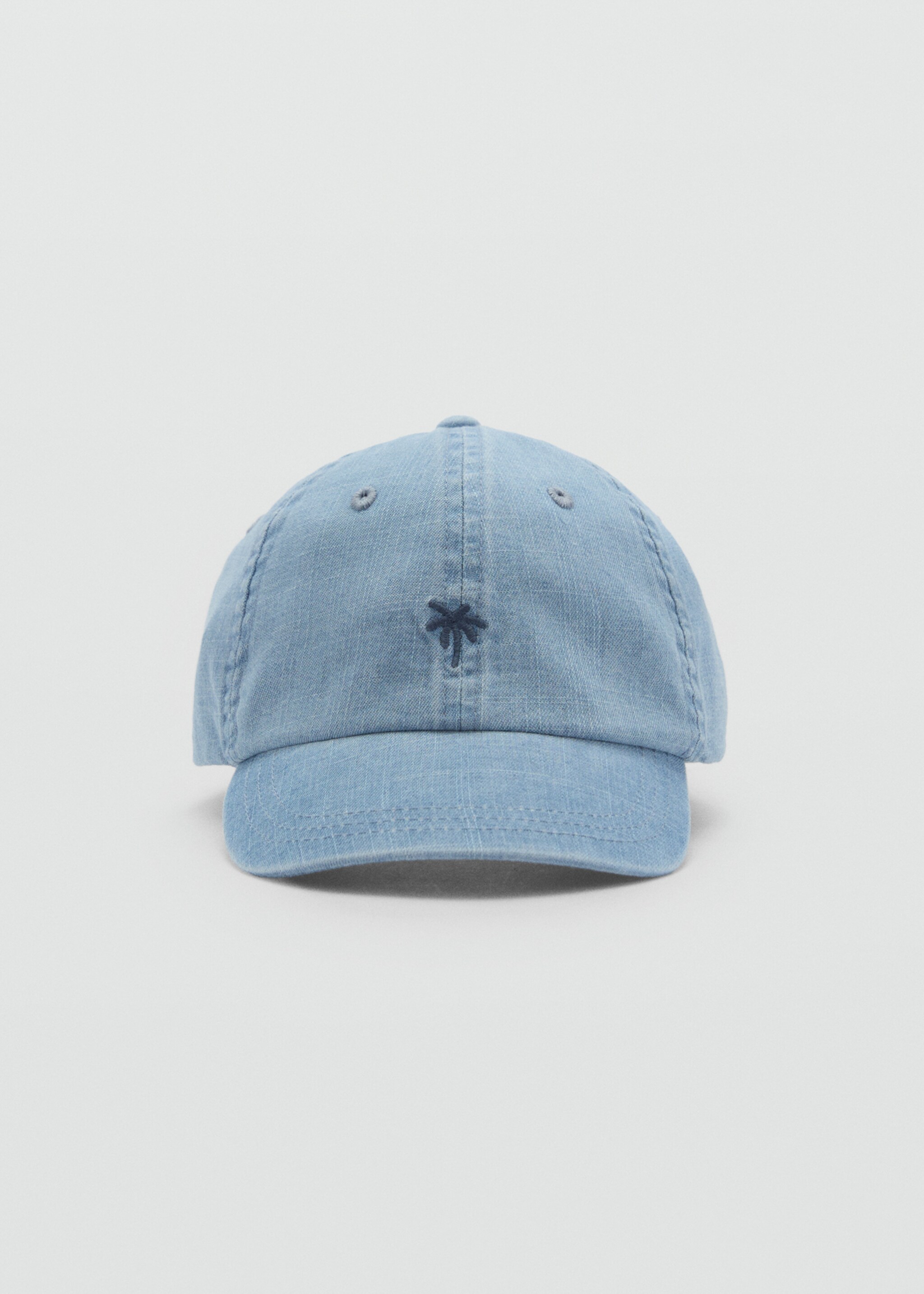 Denim cap with visor - Medium plane
