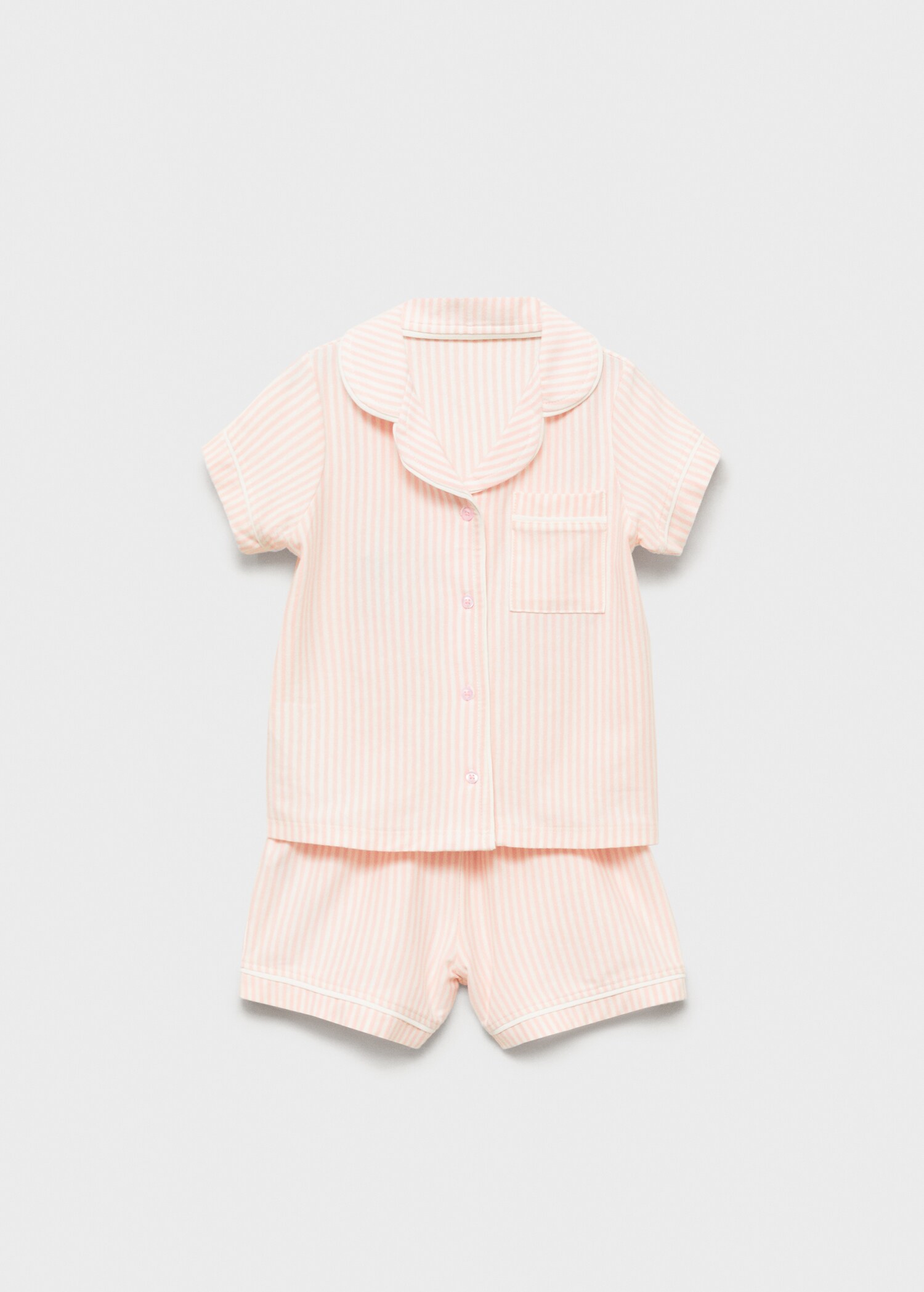 Kurzer Streifen-Pyjama - Artikel ohne Model