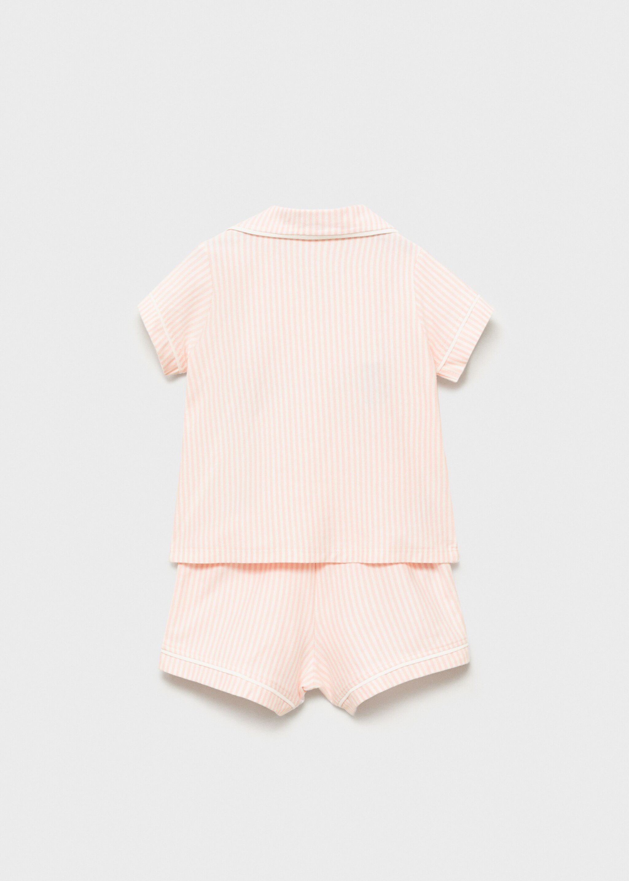 Striped short pyjamas - Reverse of the article